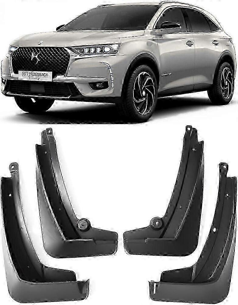 Full Set Splash Guards Mud Flaps for 2017-2024 DS DS7 DS 7 CROSSBACK
