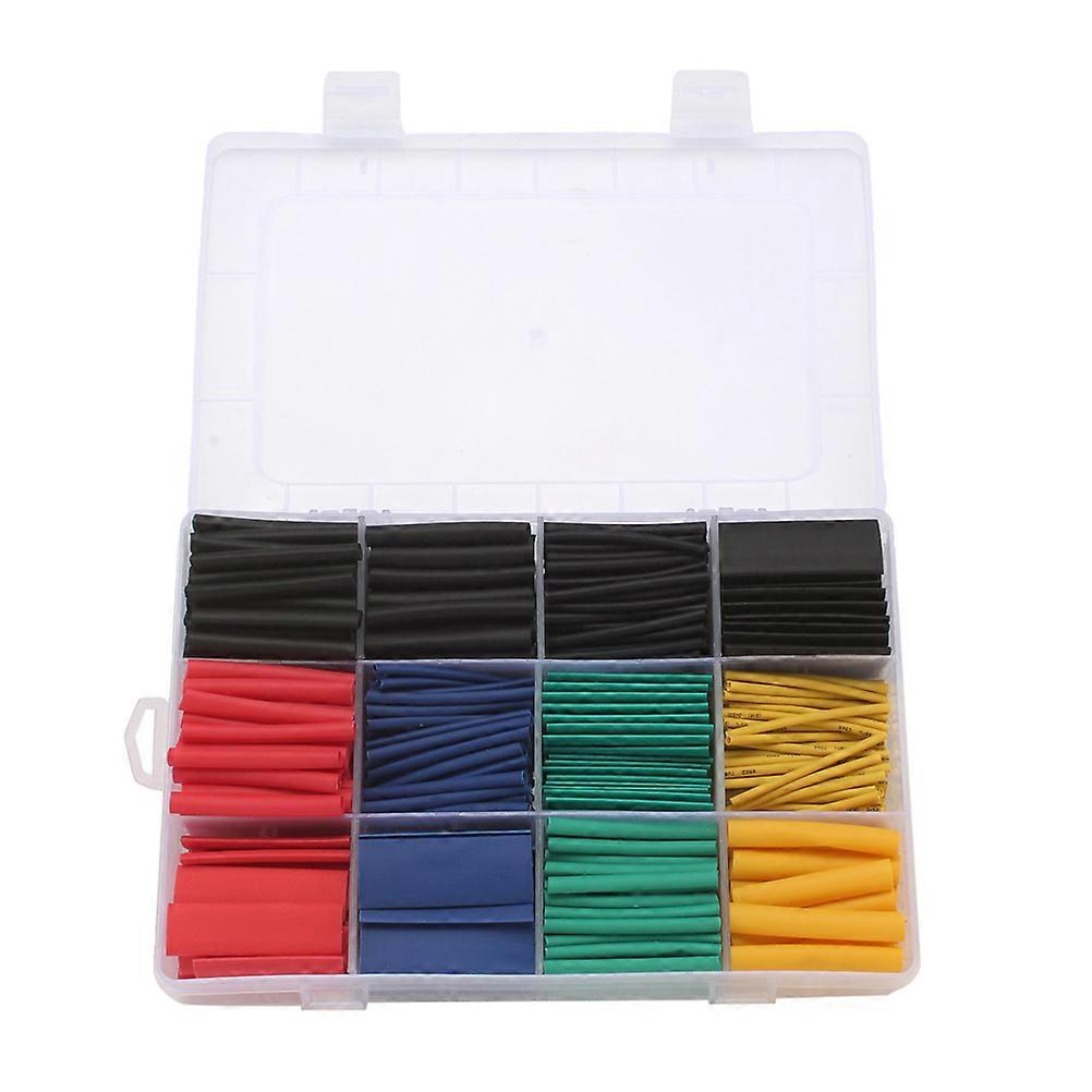 Heat Shrink Tube Polyolefin Electrical Wrap Wire Insulation with 530Pcs Kit