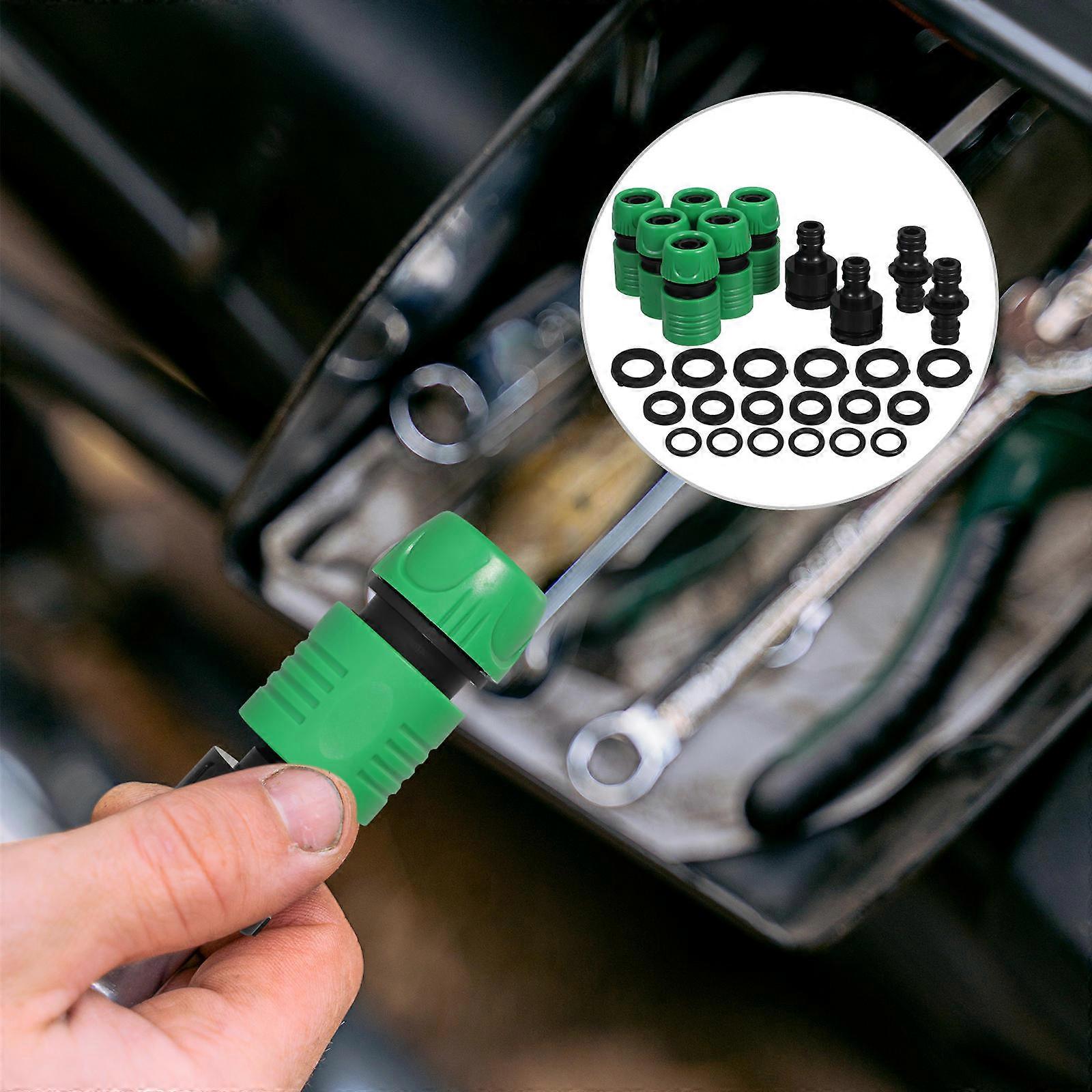 Water Tube Adapter Drip Quick Connector Replacement for 5Sets Garden