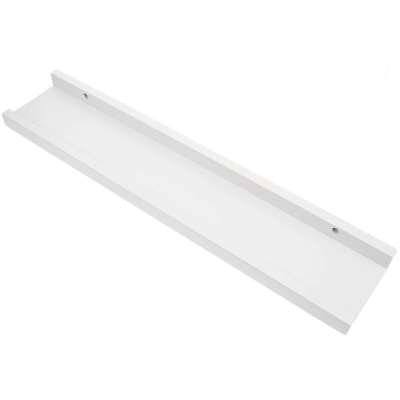 Wood Floating Shelf White Wall Shelf for Wall Decoration 2Pcs