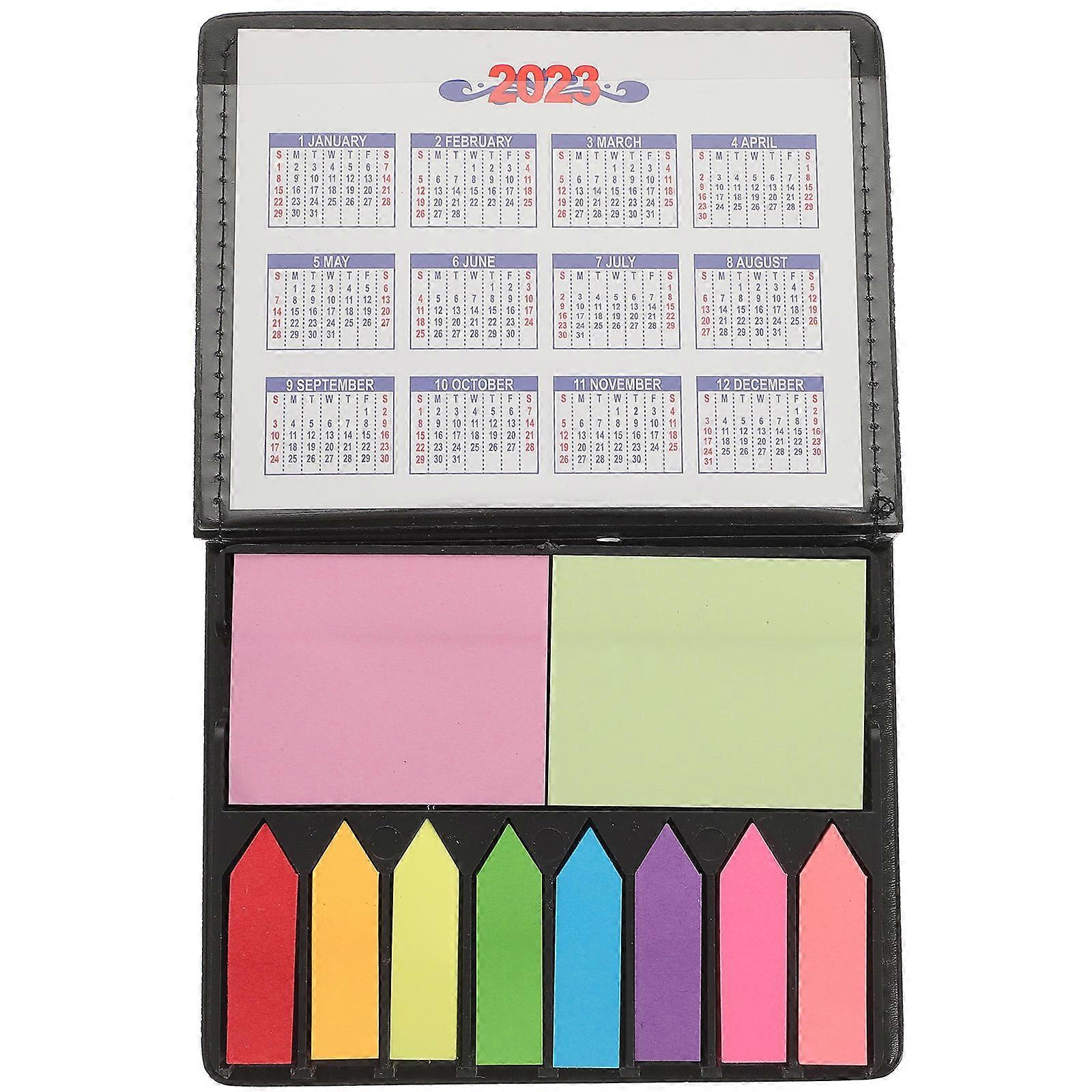 Note Paper Rectangular Home Students Brown Paper and Pu for Note-Taking 1 Set