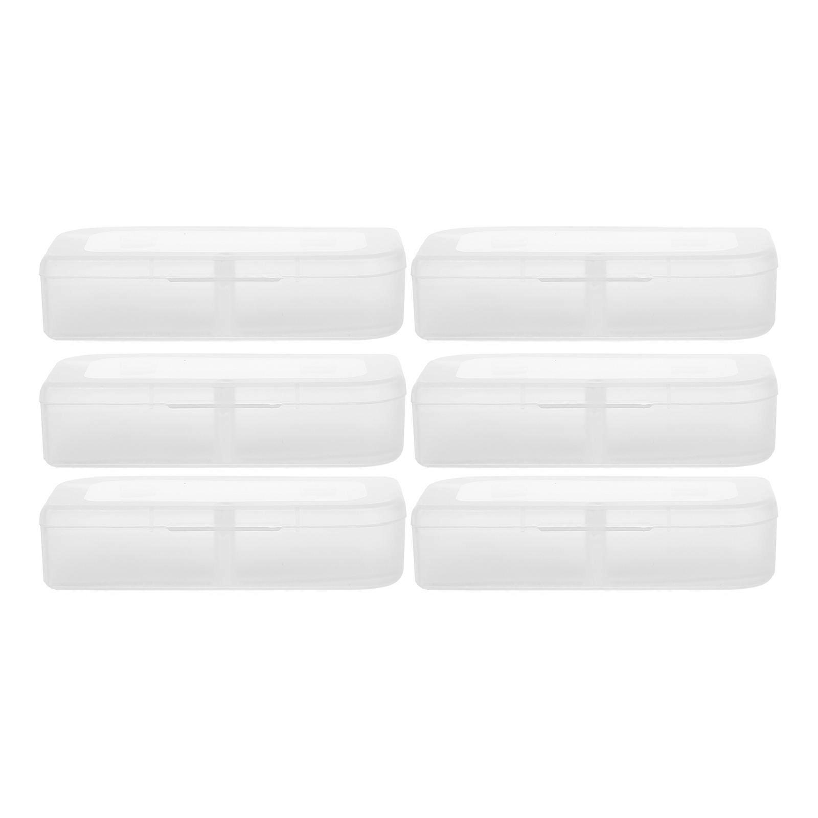 Doll Sunglasses Case Durable Storage for Kids 6Pcs Transparent Plastic