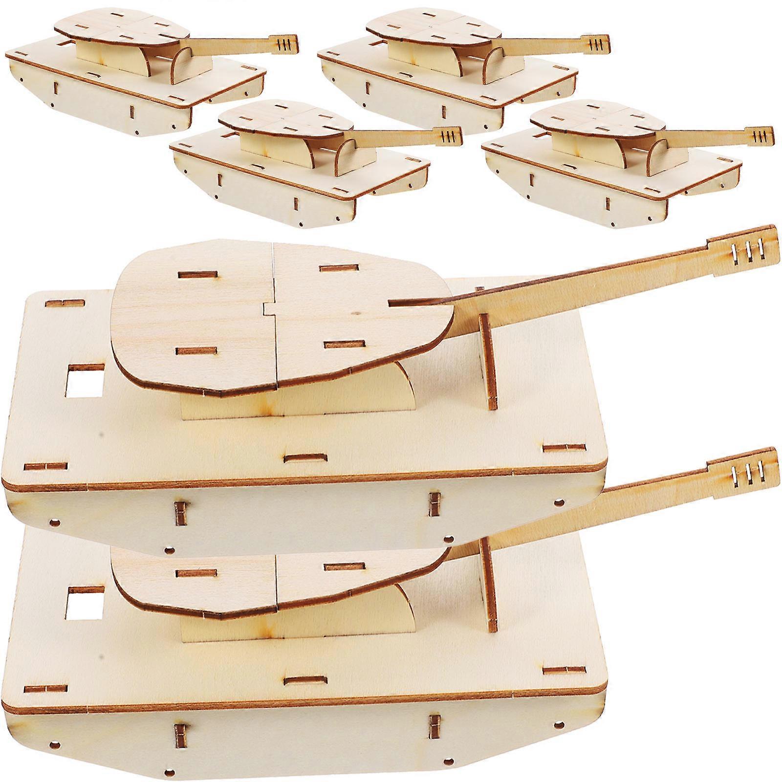 umalet trætank model 6stk DIY montering trætank model