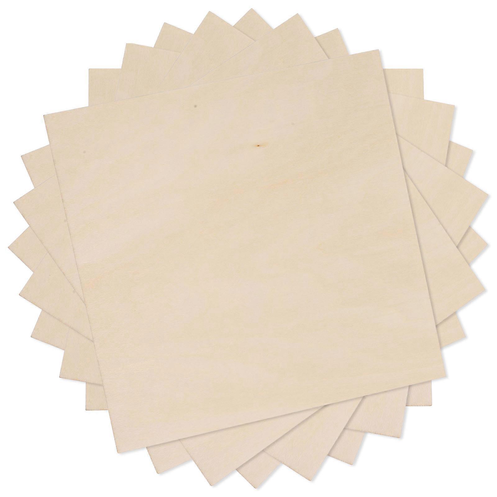 Wood DIY Wooden Slices for Crafts with Smooth Surface 8Pcs
