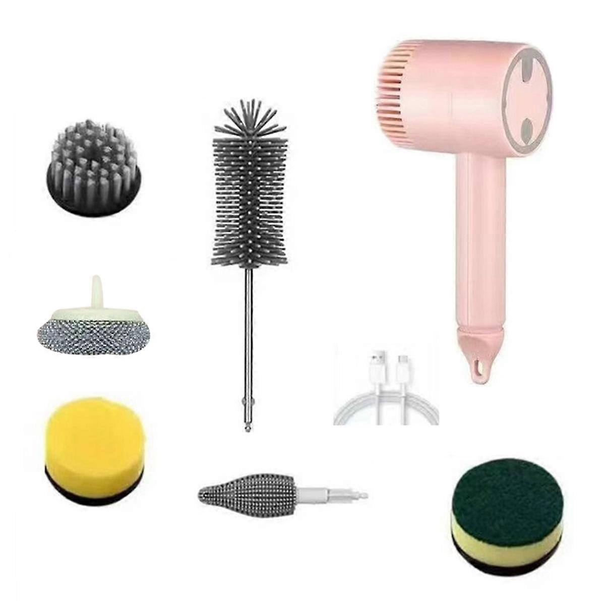 Handheld Cordless Electric Cleaning Brush Electric Scrubber C