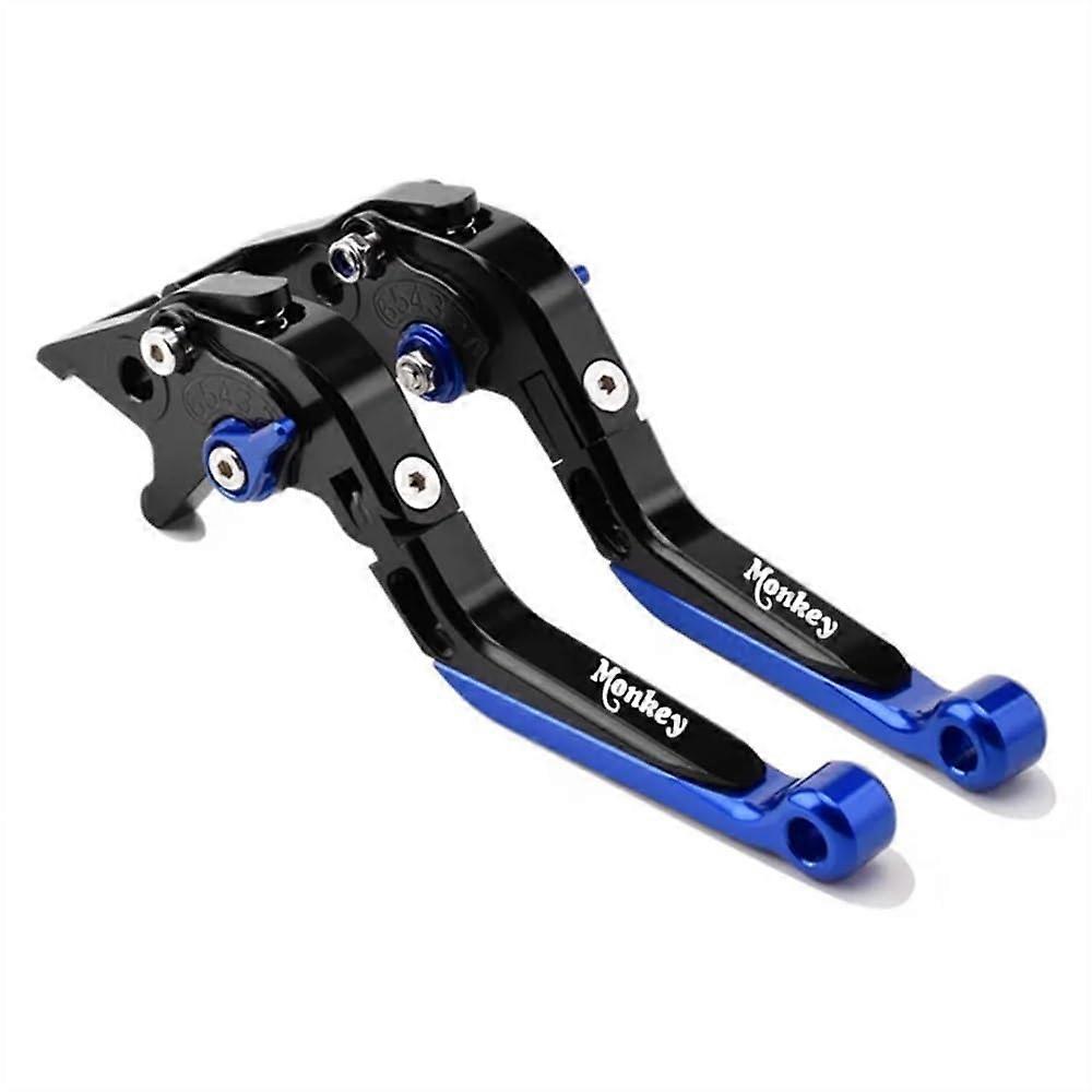 Motorcycle Brake Levers Adjustable Foldable Extendable TwoFinger Clutch Lever For Honda Monkey 125 2019