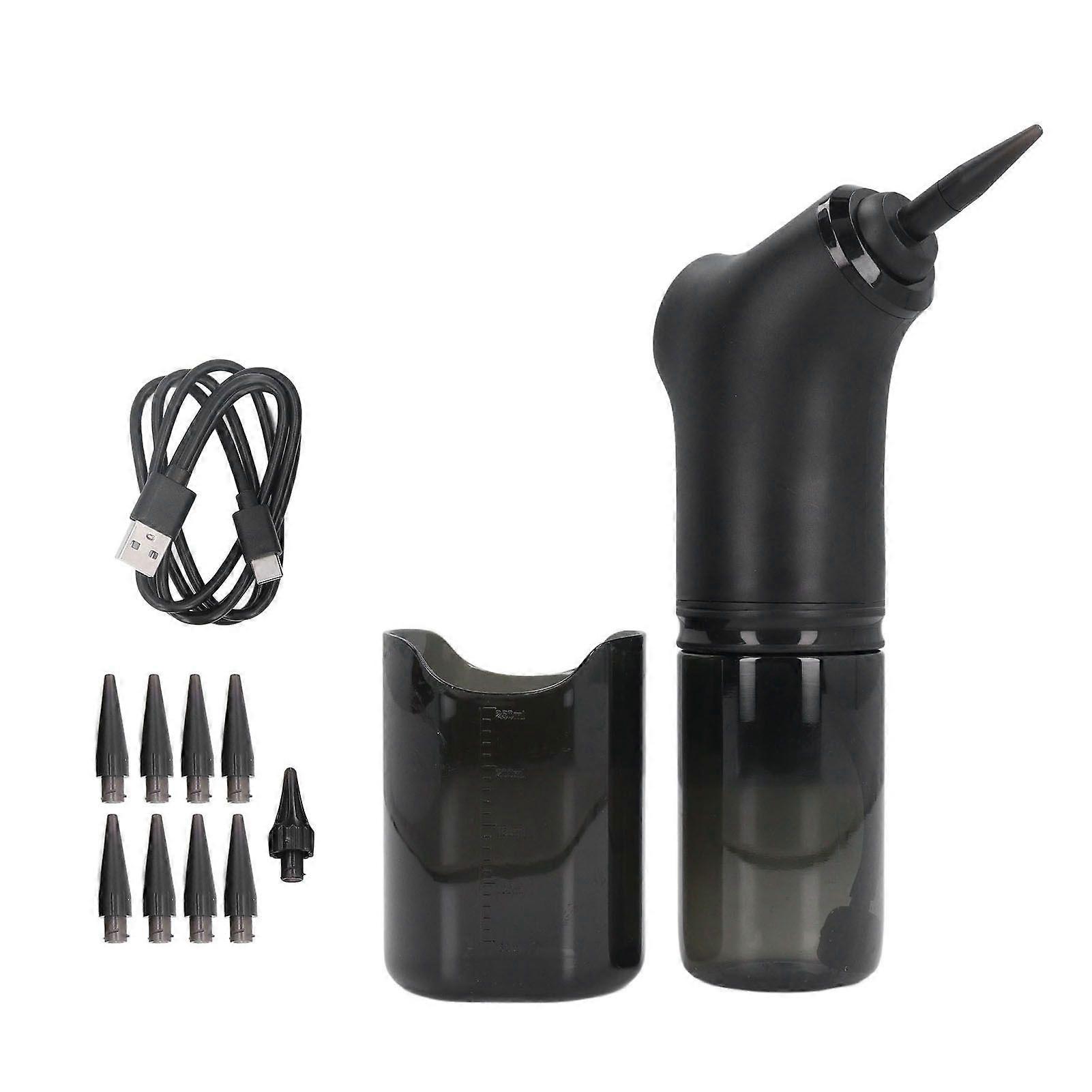 Electric Ear Wax Removal Kit Water Powered Automatic 4 Pressure Modes Ear Irrigation Flushing System with 10pcs Nozzles for Adults