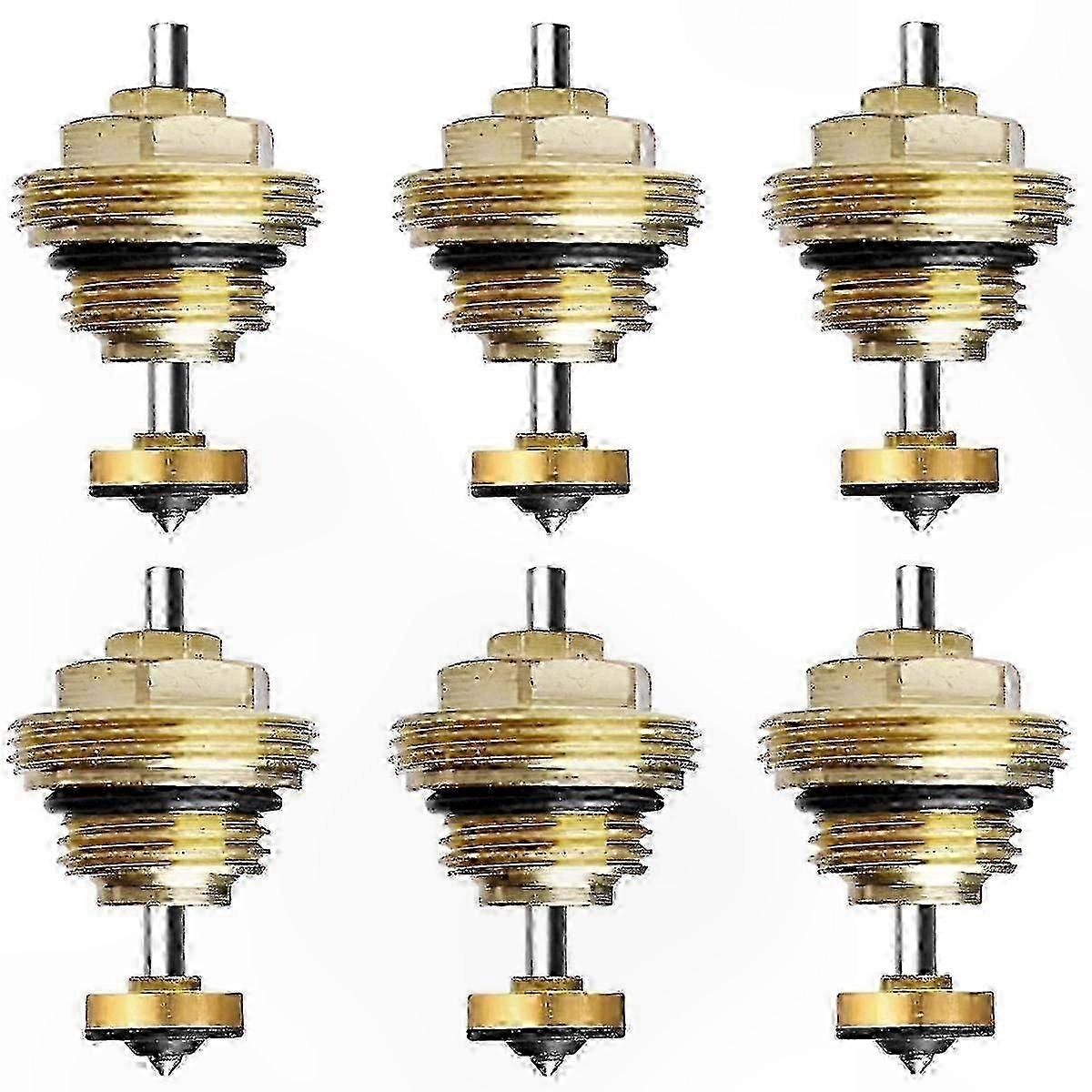 6-Pack M30 X 1.5 Thermostatic Valve Core for Underfloor Heating Solutions