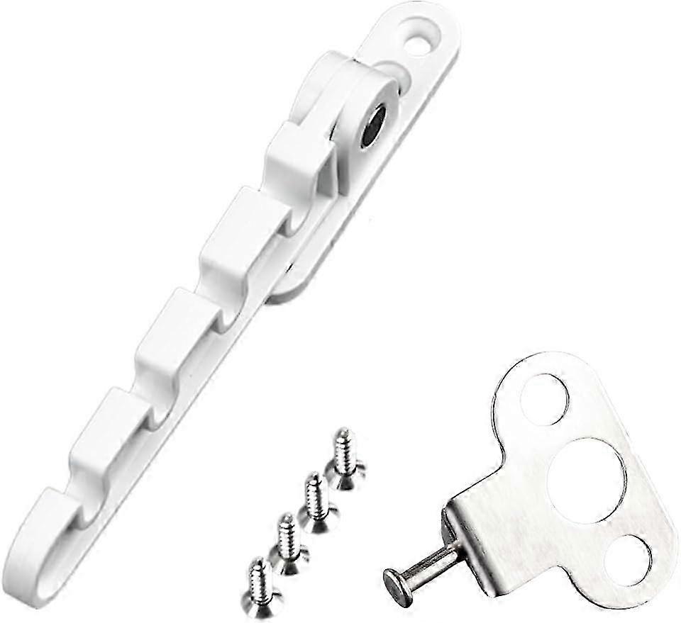 Adjustable Child Safety Window Lock, Reinforced Jamb Bracket, Carbon Steel Window Restrictor Ensures Durability And Longevity For Casement Windows 202
