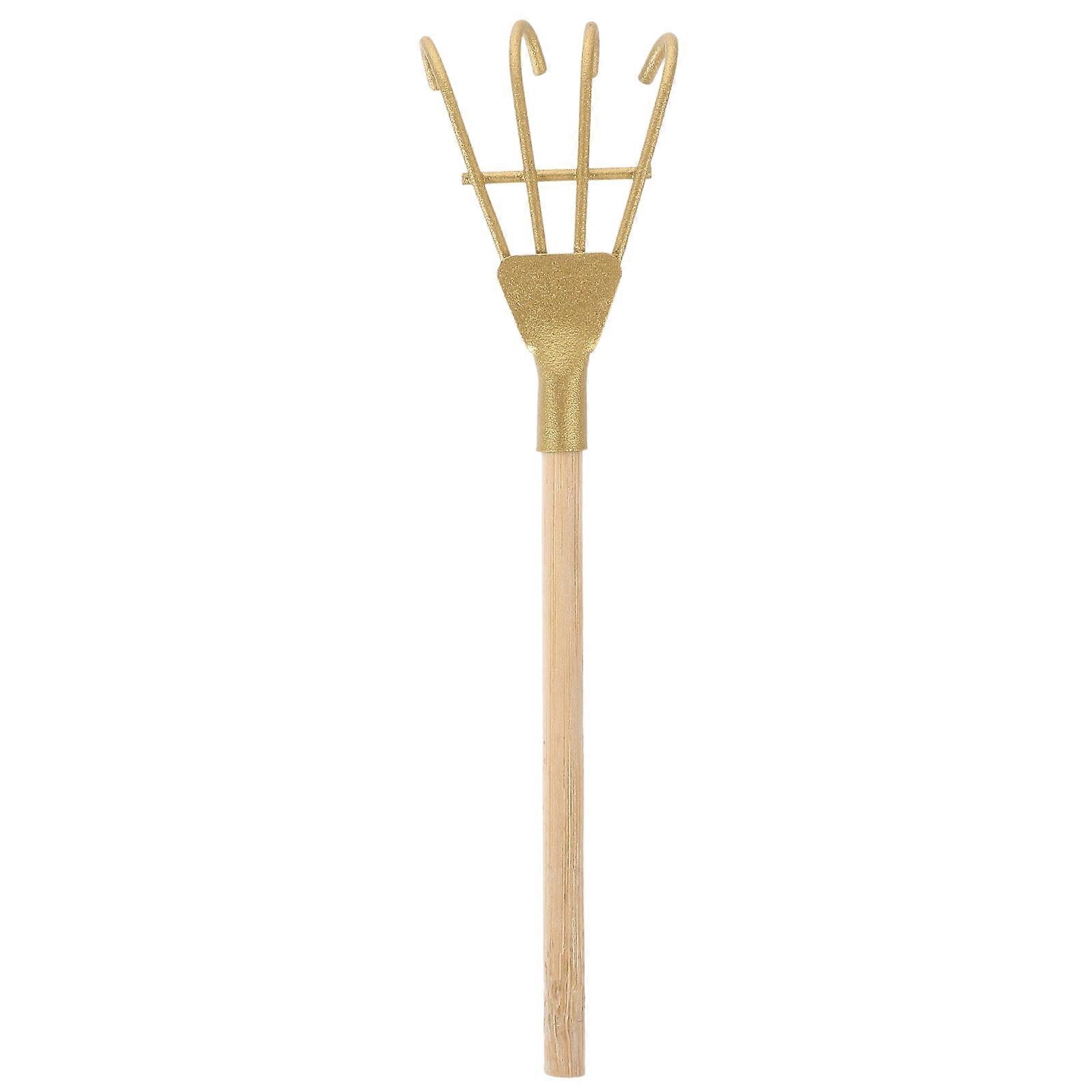Weiweiguan Mini Sand Rake Tool Micro Landscape Mini Rake Tool Kids Gardening Small Rake Tool for DIY