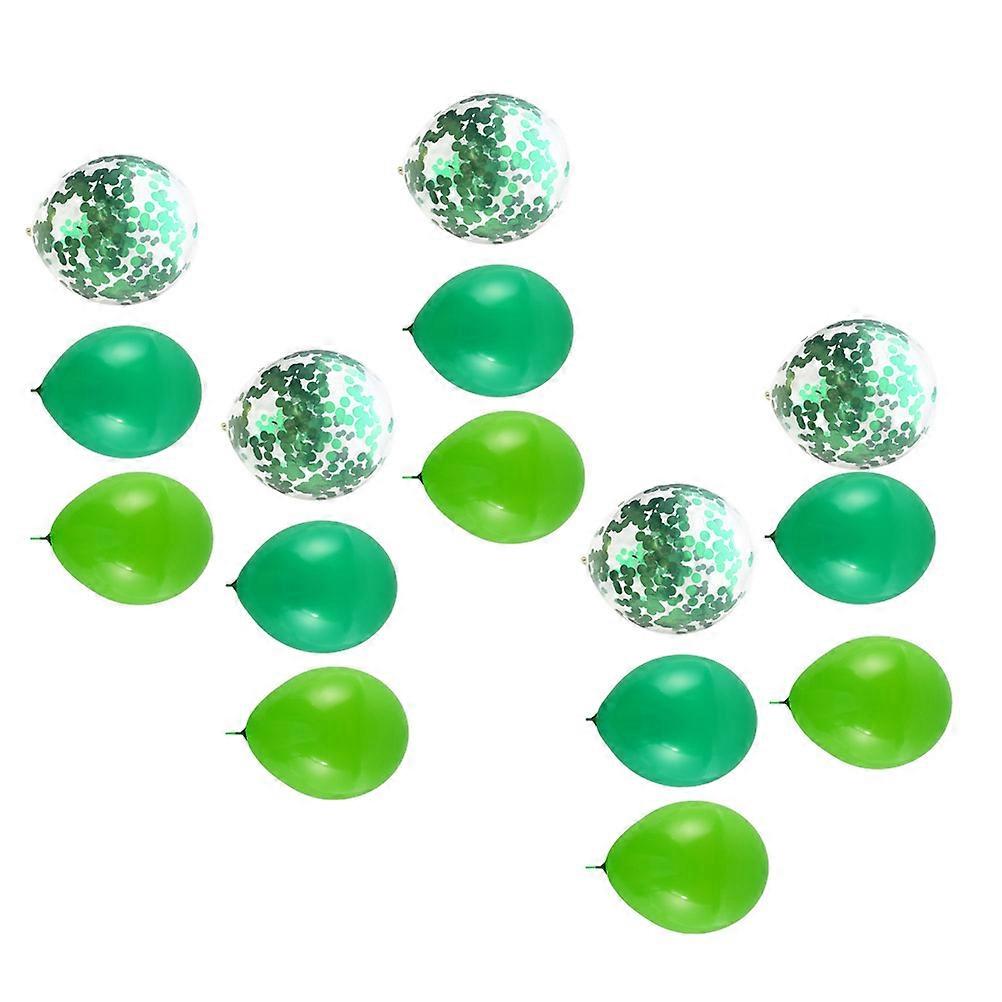 Confetti Balloons Paper Balloon Set for Decoration Use 15Pcs Assorted Color