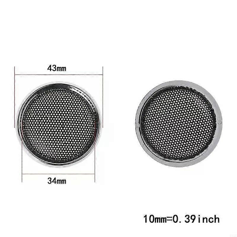 2PCS Speaker Cover Tweeter Grill Mesh Mesh for Protection Grids Speakers Loudspeaker Replacement Mesh Net Speaker Access