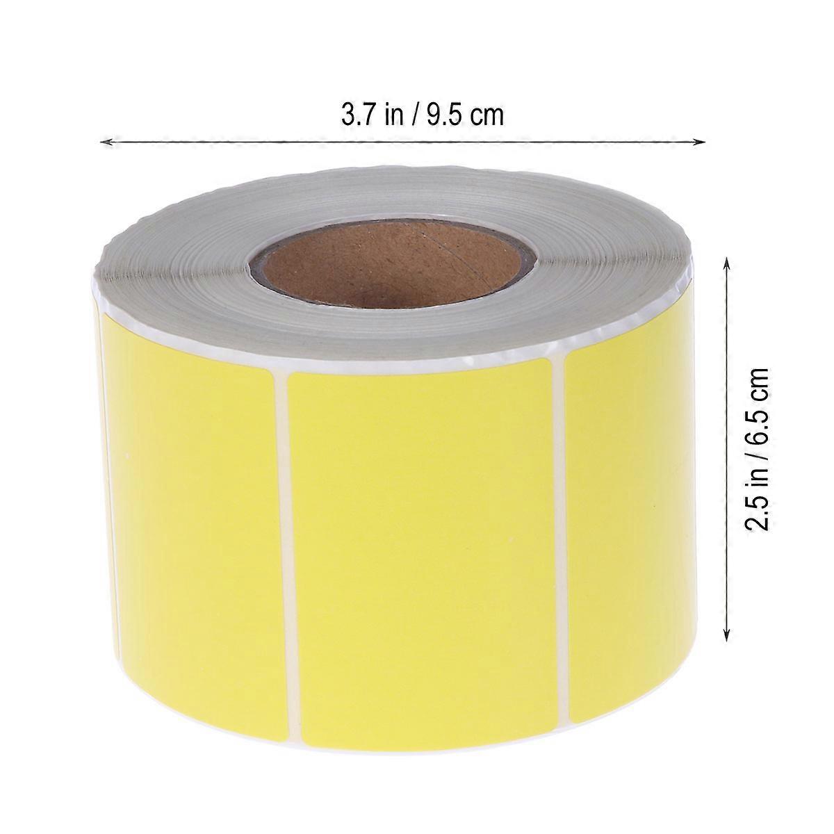 Thermal Transfer Labels Self-Adhesive Blank Stickers for Office Use 4Pcs