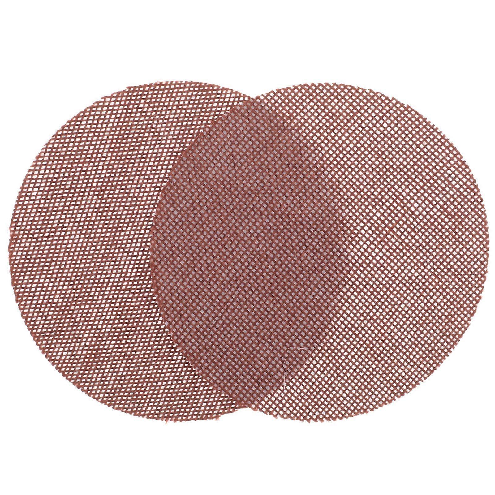 Lampshade Fabric Light Barrier Lamp Shade Diffusers 10Pcs Coffee Color