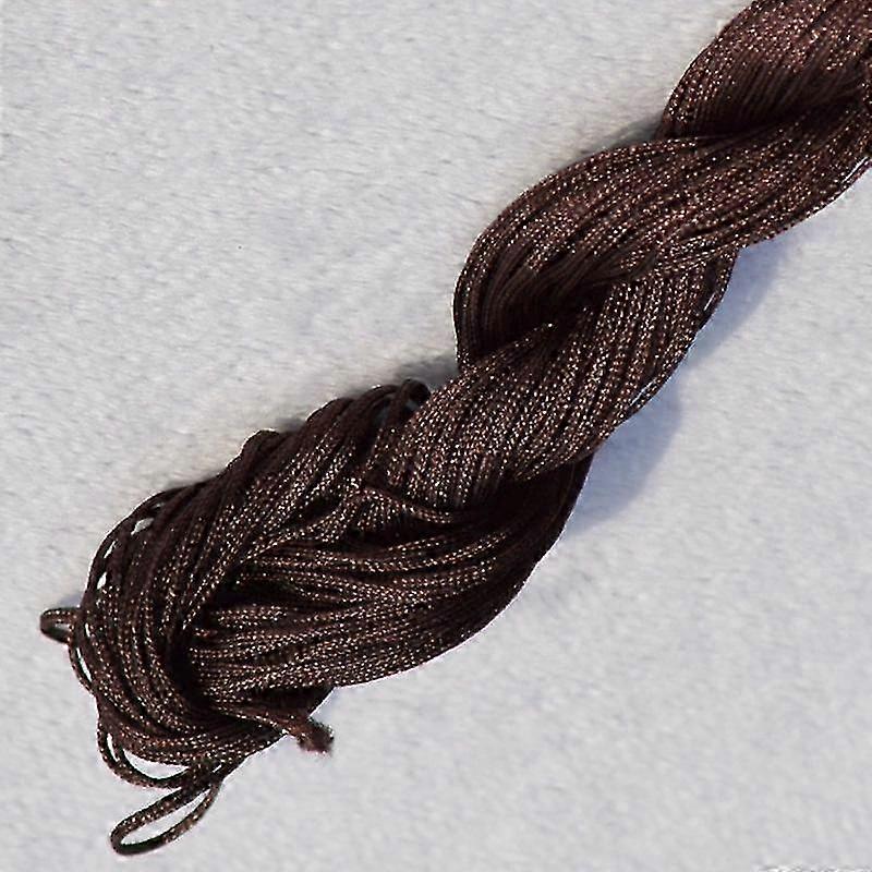 Home Party Supplies Chinese Knot Braided String DIY Macrame Cord 20m High Quality Tassels 1.0mm Beading String Bracelet Nylon Cord Thread Popular 2025