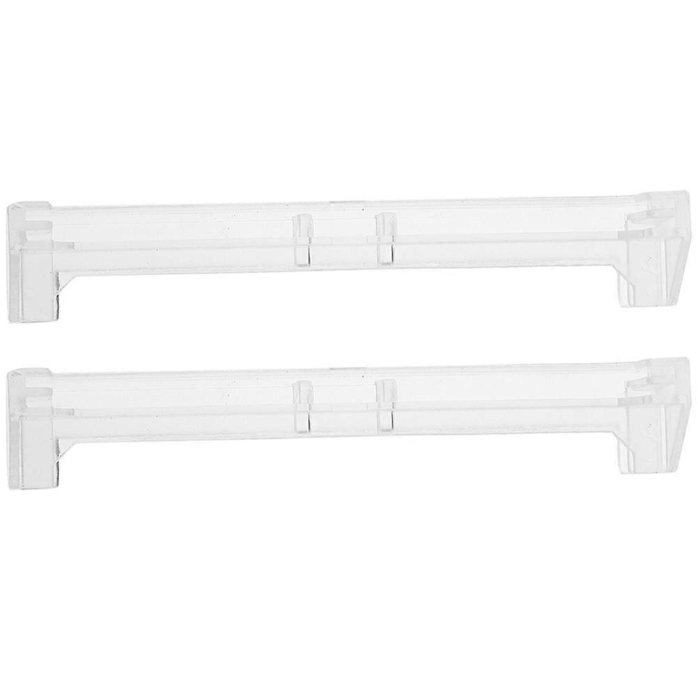 Clear Valance Corner Brackets For Window Coverings 9.5X1.5CM Support For Vertical Blinds 4Pcs