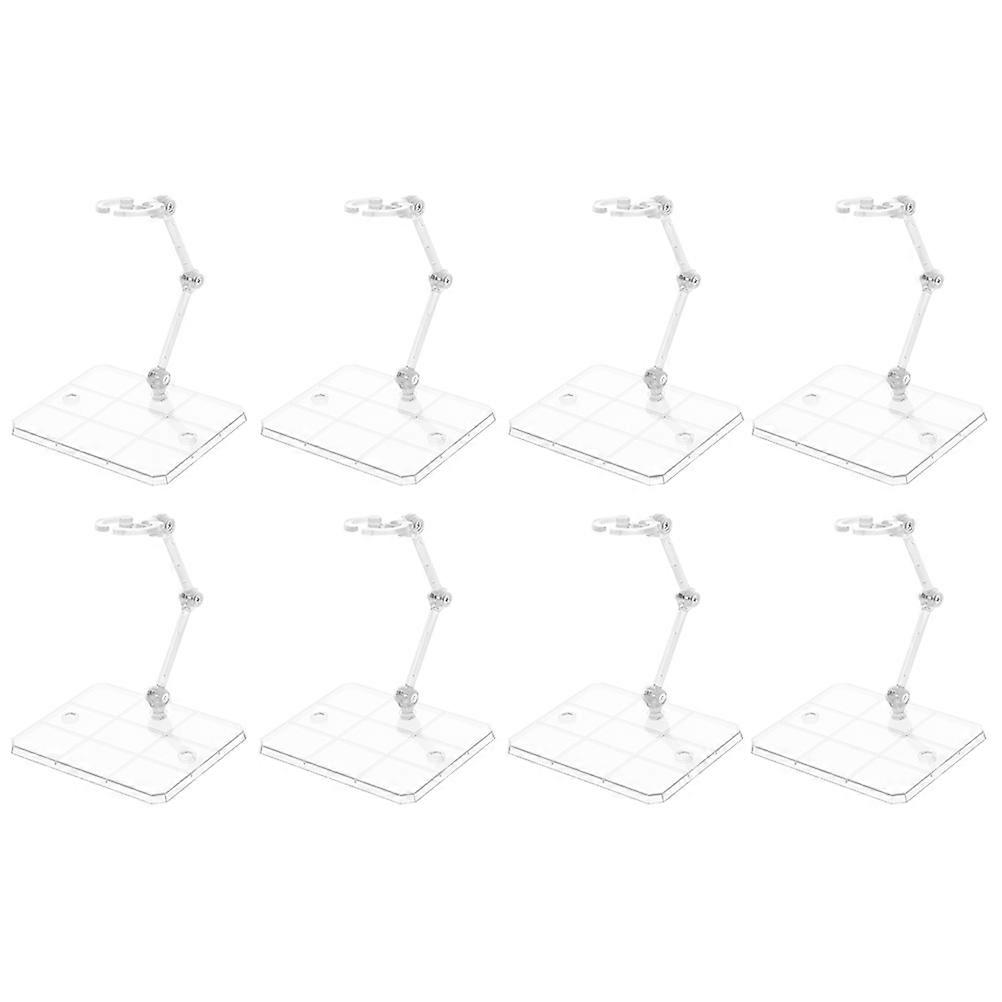 Adjustable Figure Holders 32 Pcs Storing Display Stands For Action Figures In Portable Rectangular Style For Individual Retail Use