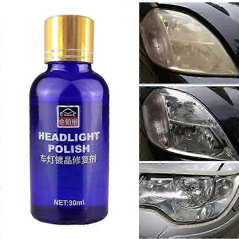 Agent de réparation de phare portable 30ml Agent de réparation de lampe de voiture durable