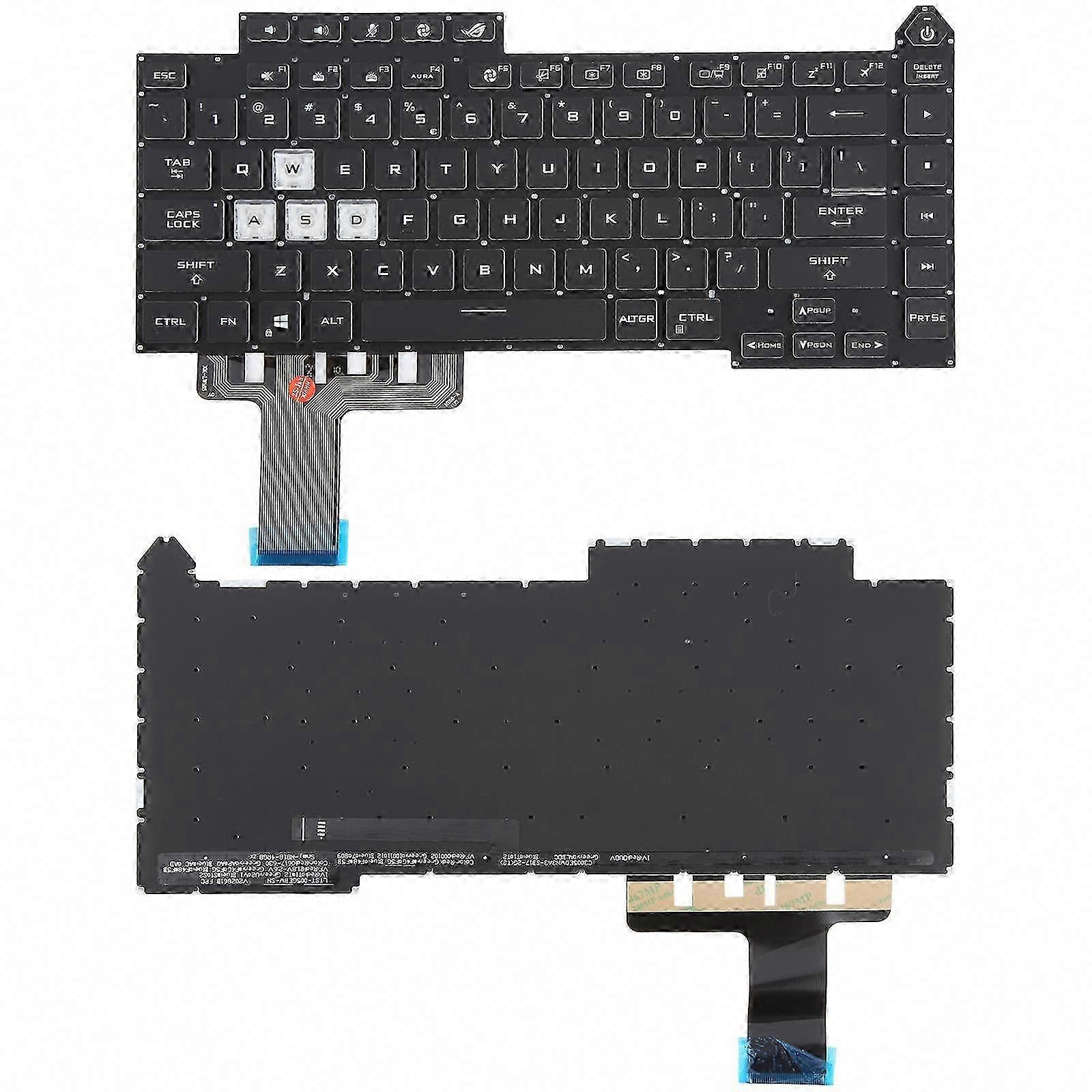 US Version Colorful Backlit Laptop Keyboard for  ROG Strix G15 G513 G513Q G513QM G513QY G533