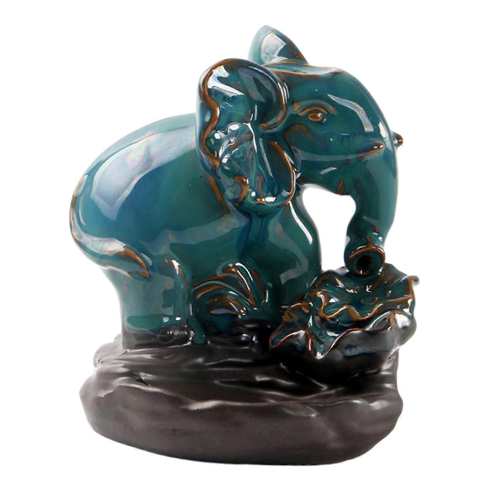 Elephant Backflow Incense Burner Elephant Backflow Incense Holder for Indoor