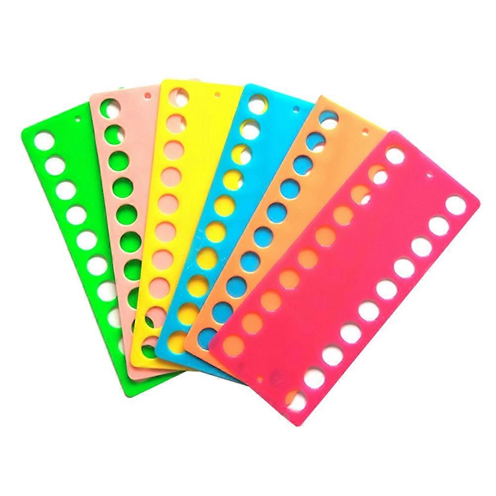 Plastic Bobbins for Cross Stitch Thread Organizers 12Pcs Assorted Colors
