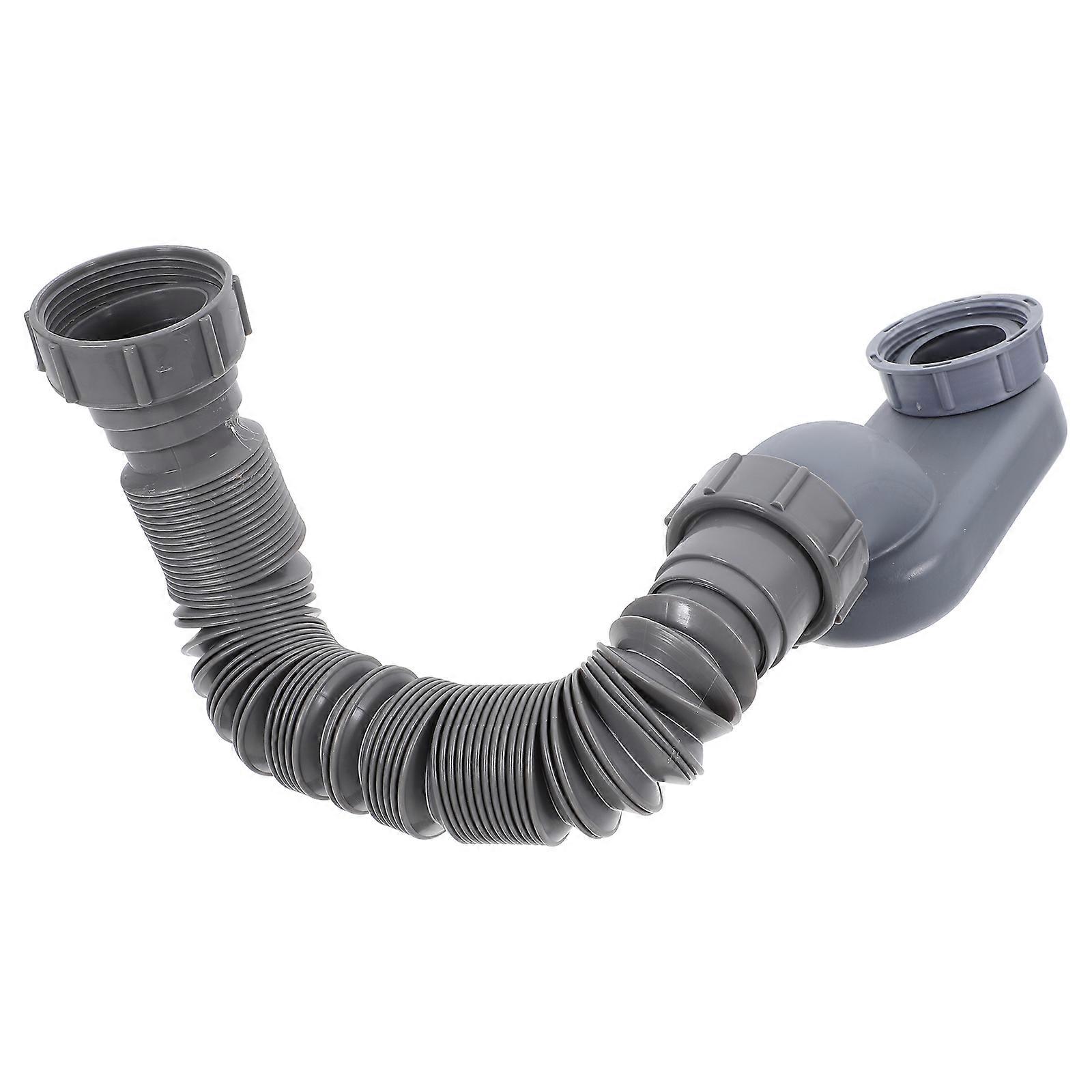 Flexible Tub Drain Trap Pipe 4Pcs Designed For Bathroom Tub With Odor Prevention Efficient Replacement