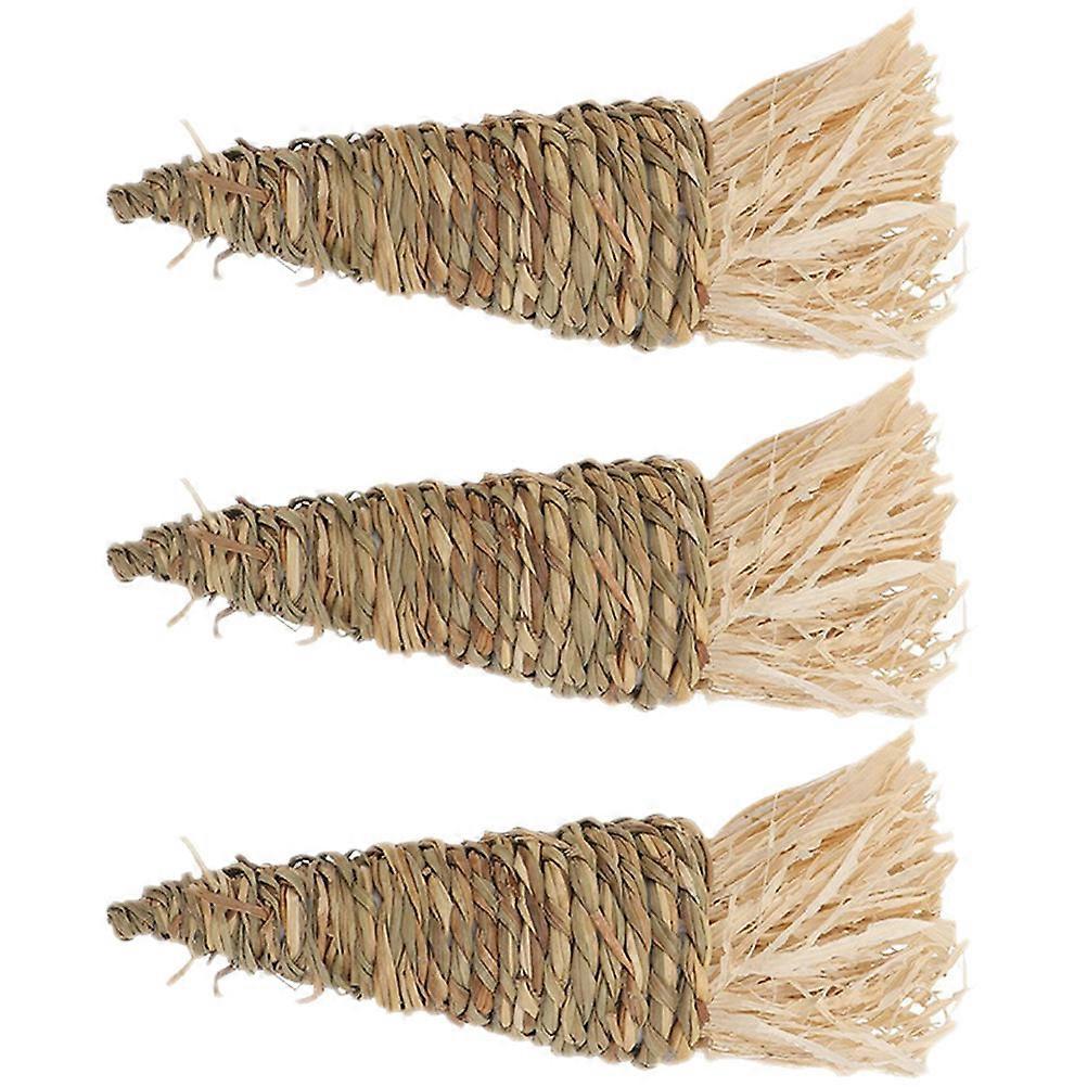 Rabbit Chew Toys 6Pcs Multi-Functional Biting Toy For Pets Helps Reduce Boredom And Clean Teeth Assorted Color
