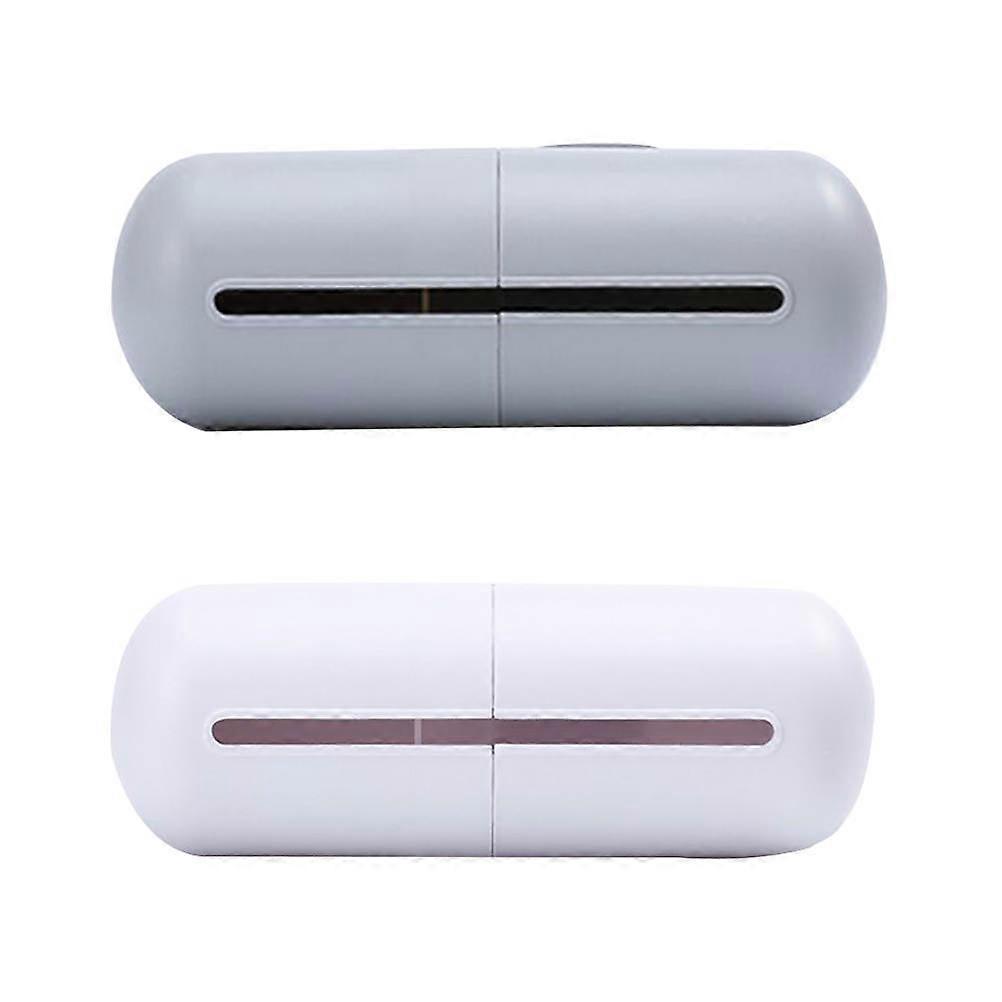 Trash Bag Case Wall-Mounted Capsule Shape for Storage 6Pcs Dispenser