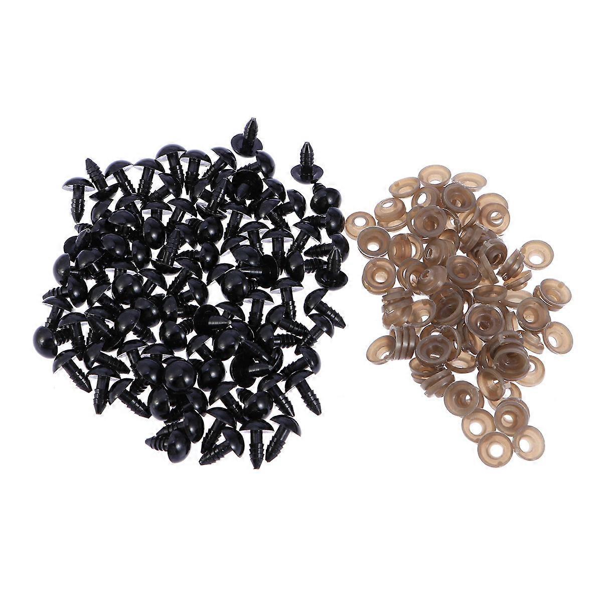 Plastic Eyes and Gasket Set for Puppet Making 200Pcs Assorted Color Doll Eyes