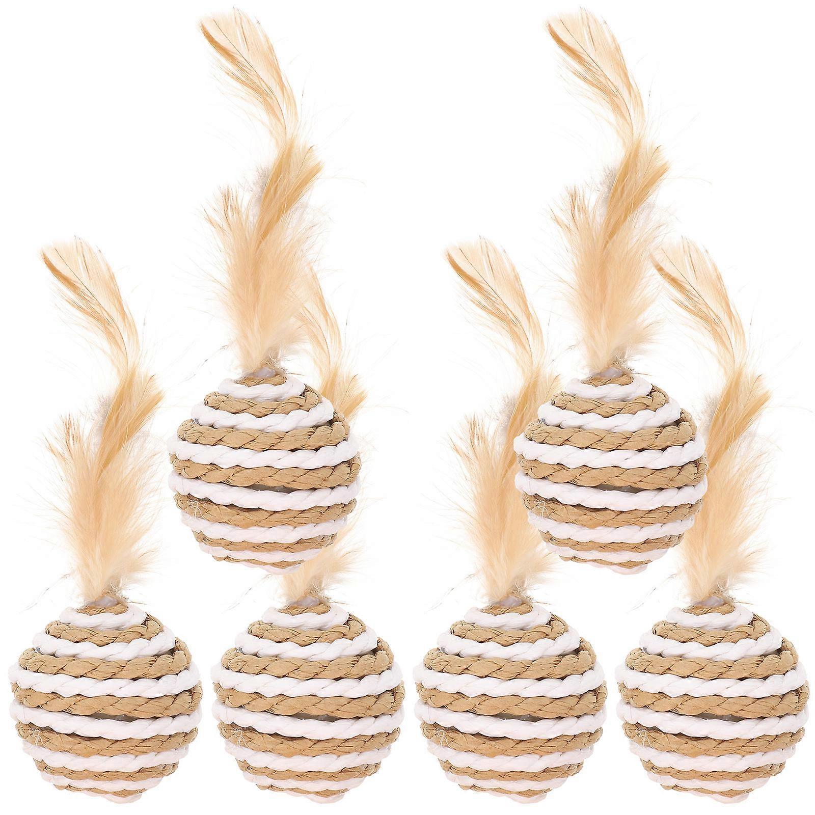 Cat Chew Toy Ball Toys for Cats for Entertainment 12Pcs Collection