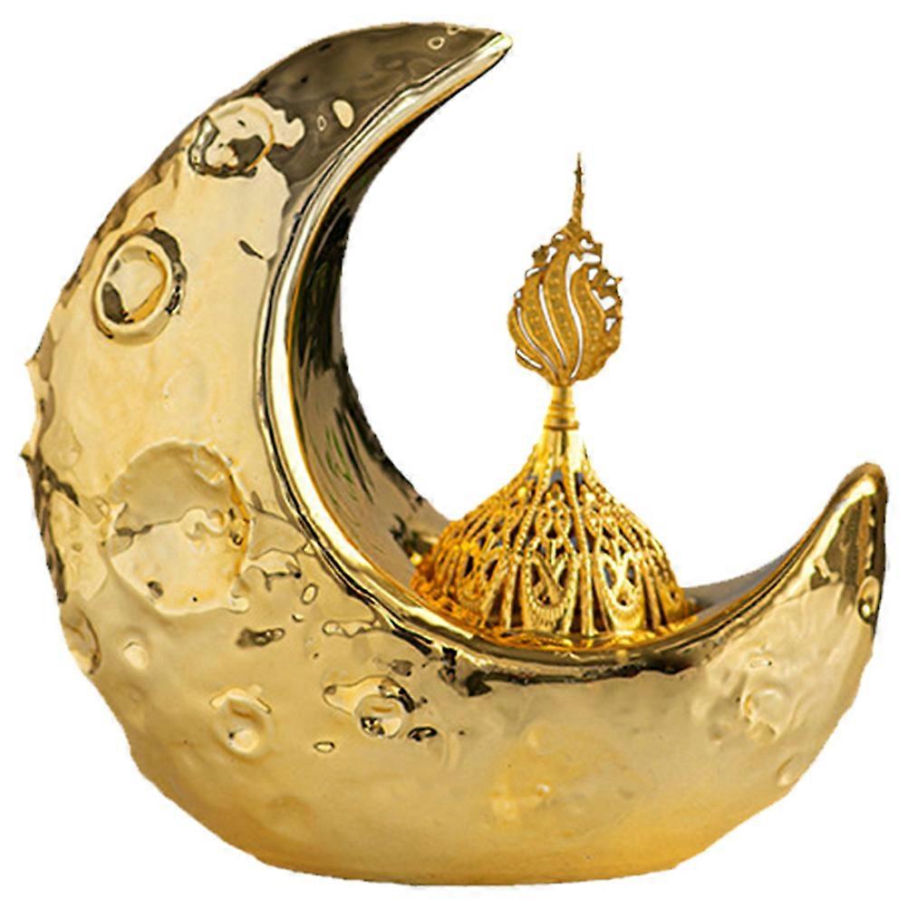 Incense Holder 4Pcs Moon Shaped Censer For Daily Use And Home Decoration 14.00X13.50X7.00CM Therapy