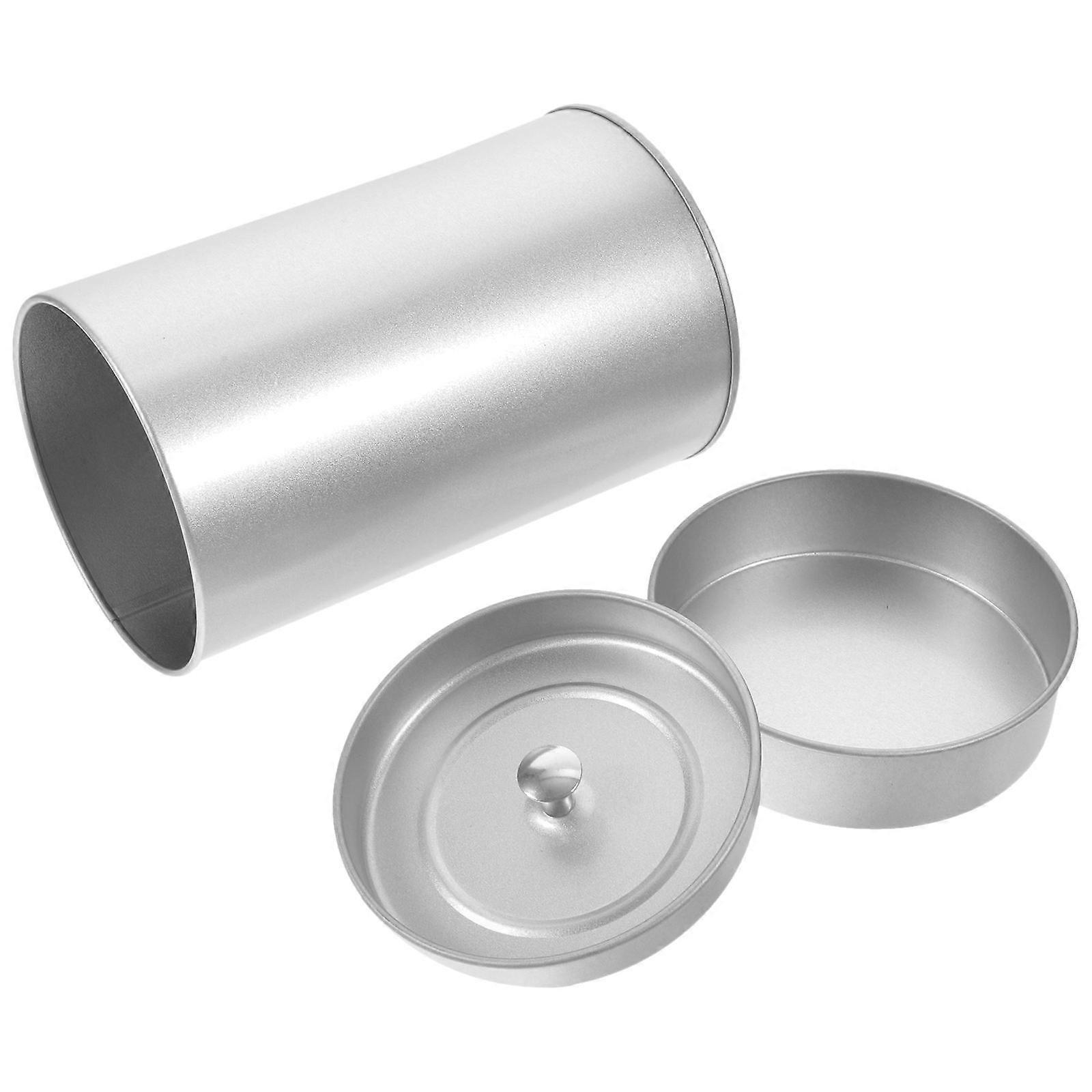 Tea Canister for Storage Tinplate Container with Airtight Lid 5Pcs