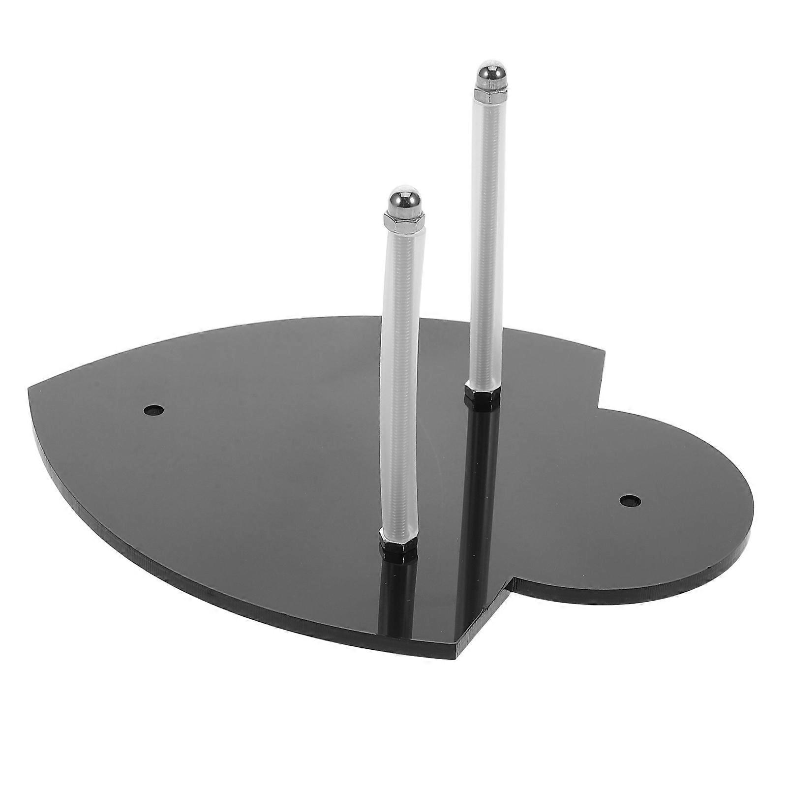 Sword Holder Stand Black Acrylic Wall Mounted for 2Pcs Sword Display