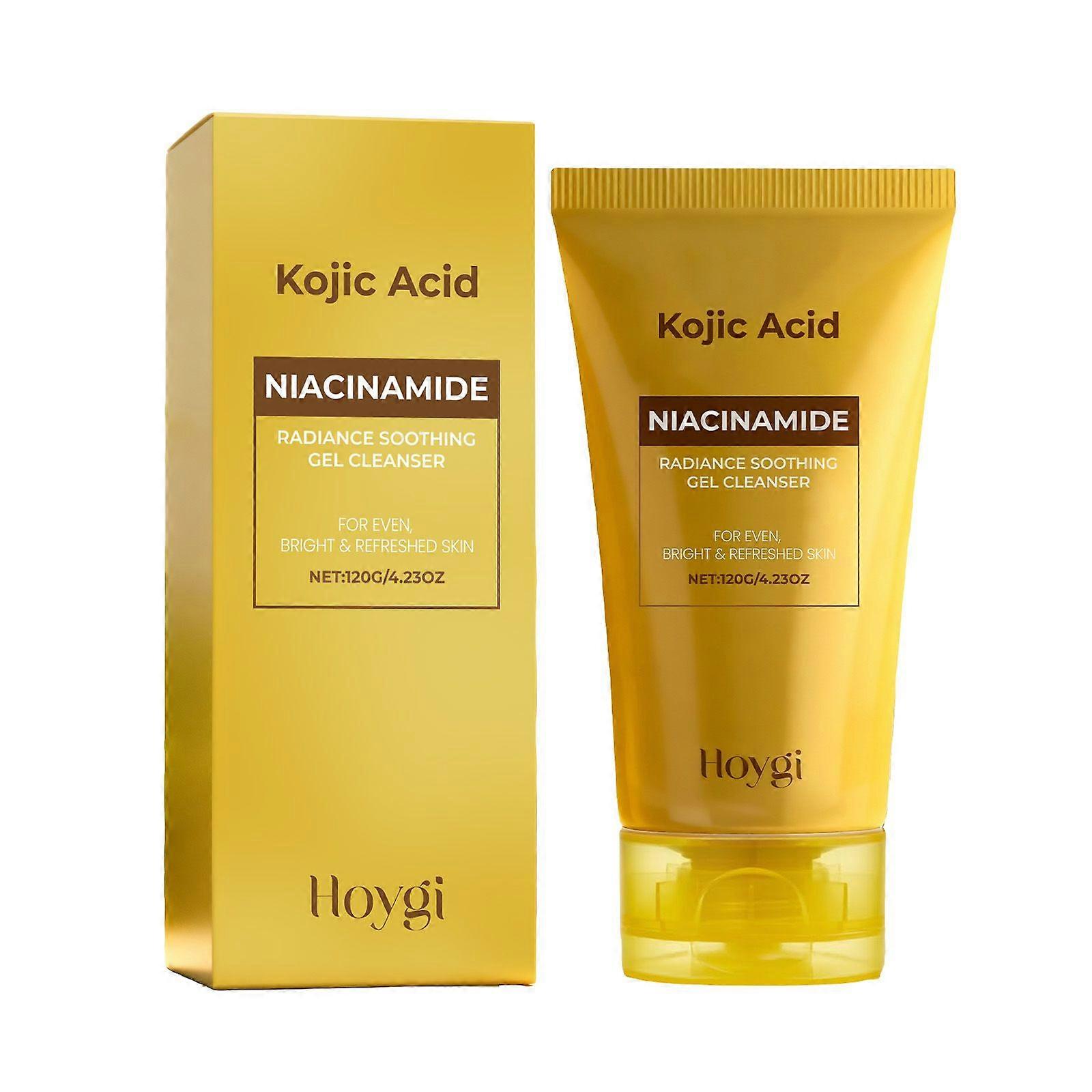 Hoygi Kojic Acid Nicotinamide Facial Cleanser Nourishes And Cleanses The Facial Skin, Making It Smooth, Lustrous And Moisturizing