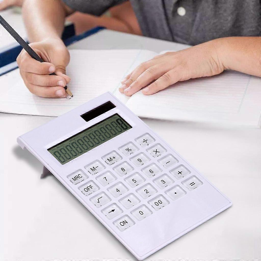 ZKCCNUK Calculator Computer Elementary School Children's Stationery Mini Office Color Calculator Cute 8-Digit Calculator H14