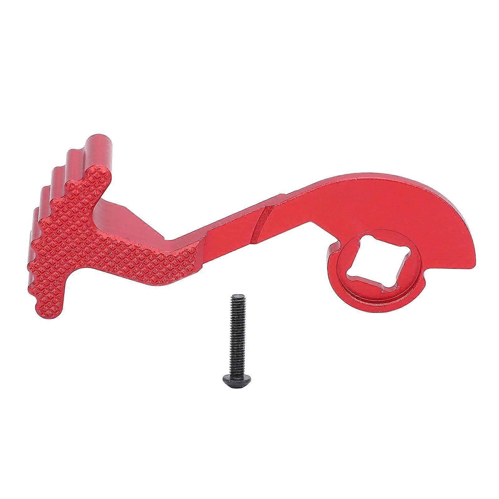 1/10 RC Car Transmitter Steering Wheel Trigger Ergonomic One Handed Control Transmitter Adapter for NB4 Controller Red