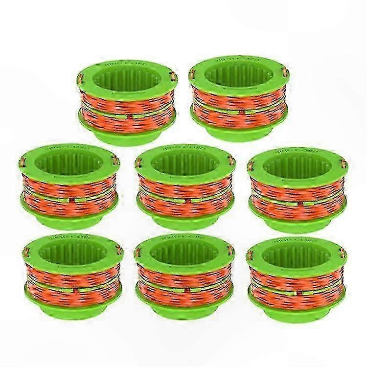 8-Pack Spool Replacements for AS1300 Trimmer Wire Reels, Compatible with String Trimmers