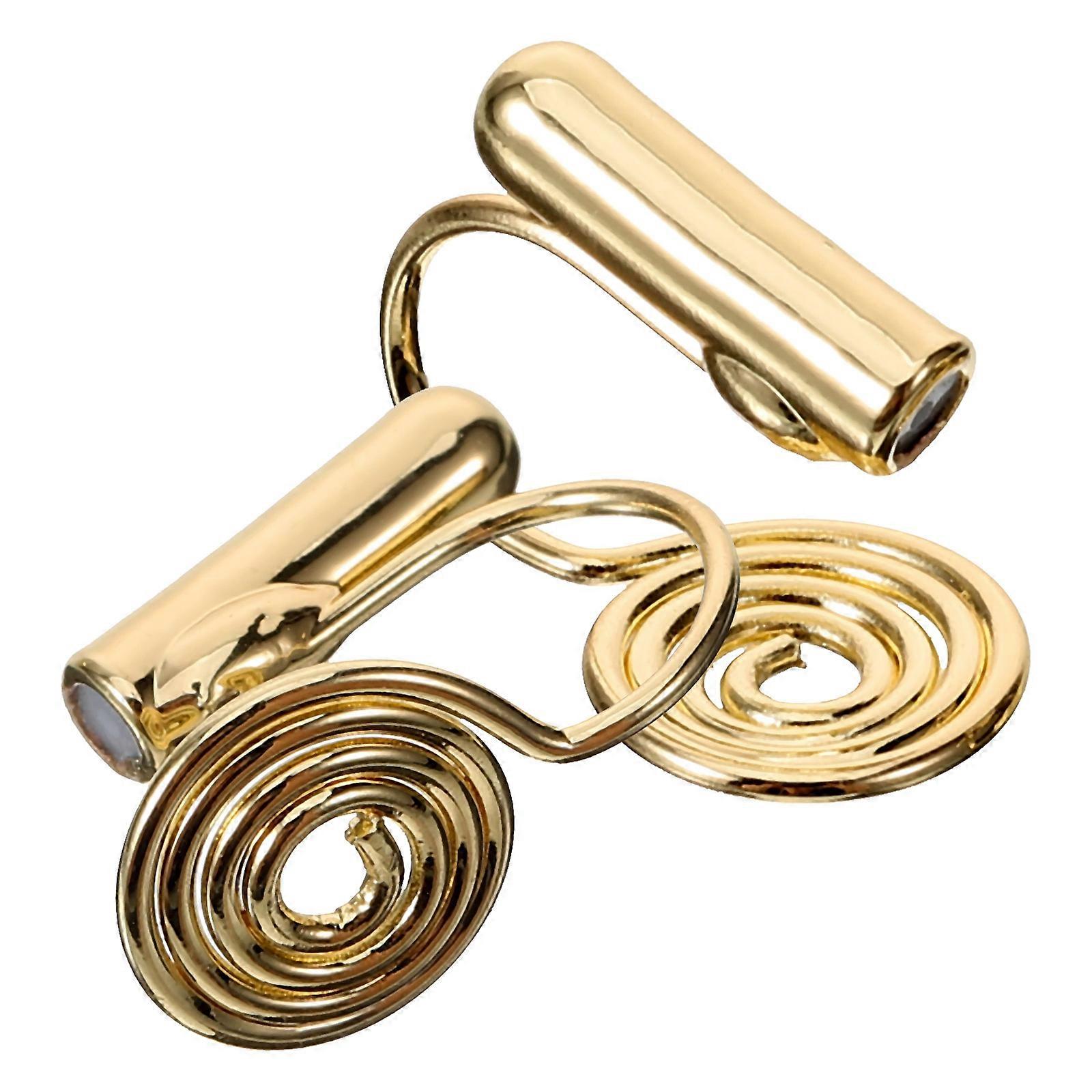 Copper Earring Converter Clips for DIY Use on Non Pierced Ears 4Pcs