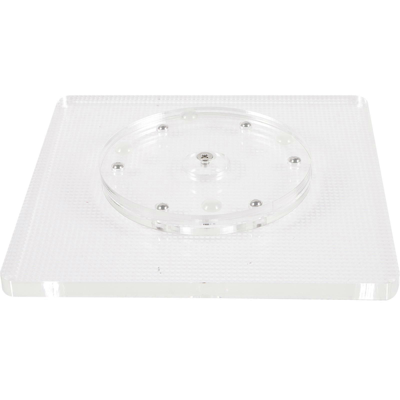 Rotating Clear Cookie Turntable for Easy Cake Decorating