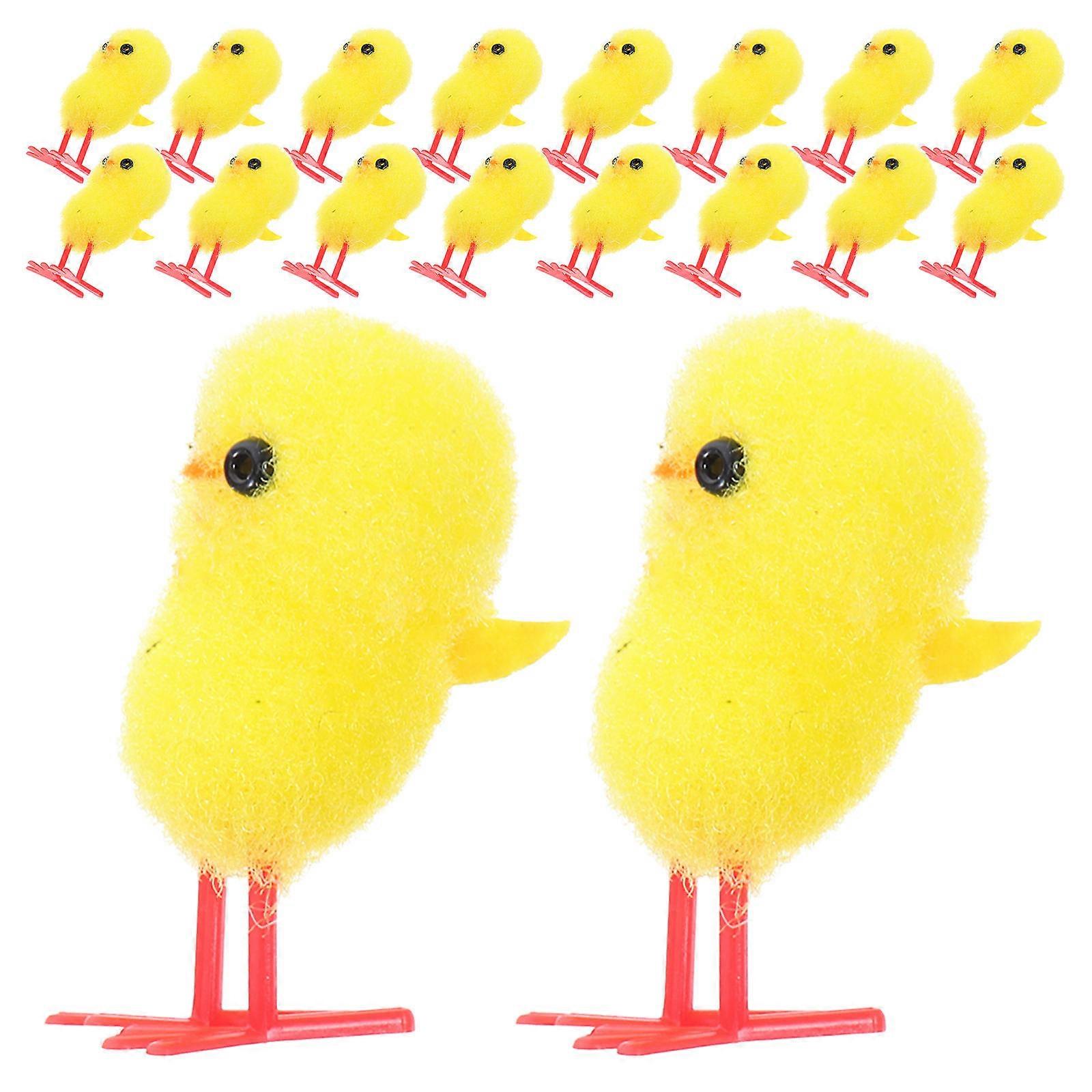 Soft Easter Plush Chicken Decorations for Party 36Pcs