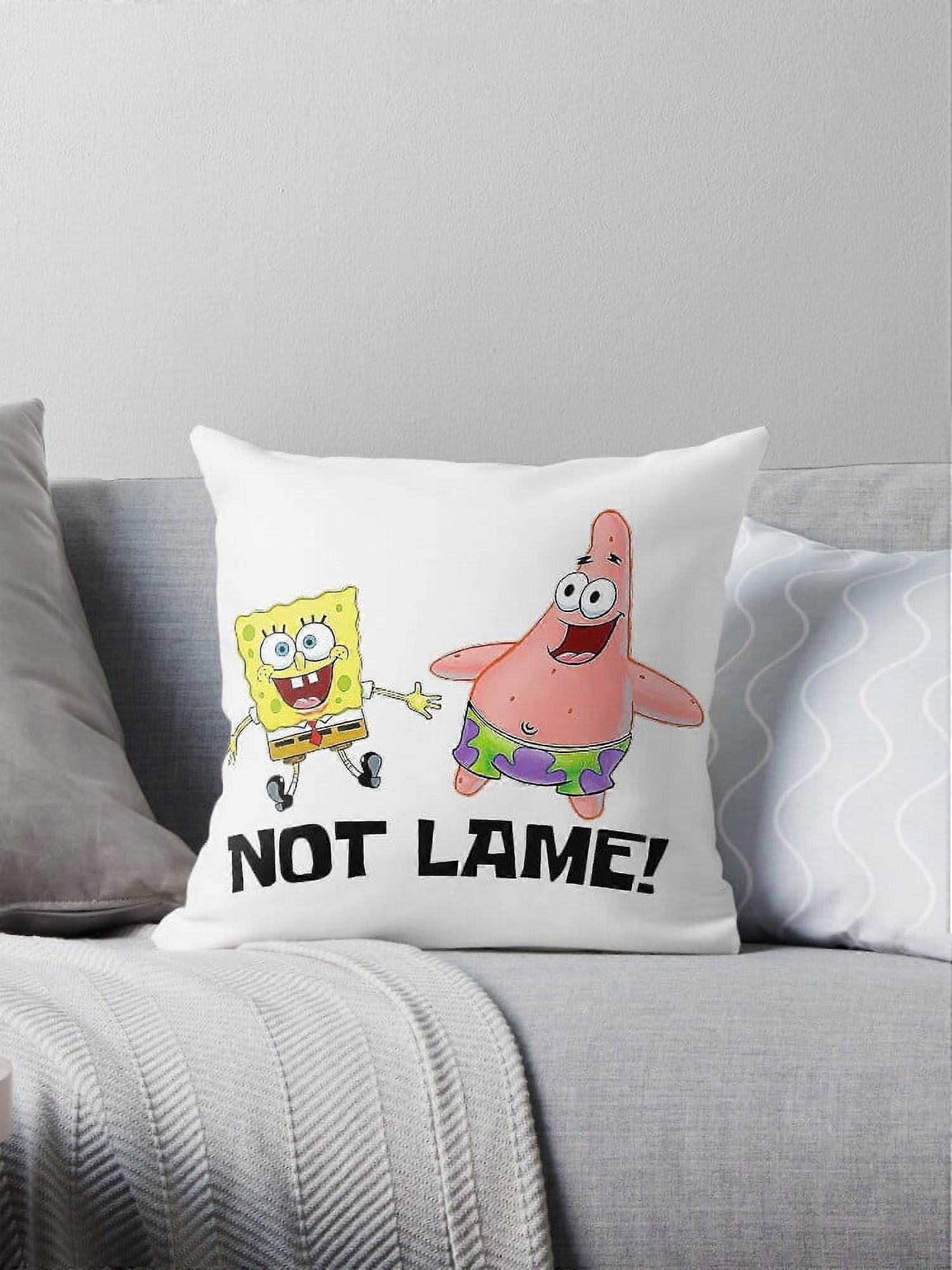 Capas de almofada do Bob Esponja, capas de almofada para sofá, 16 x 16 polegadas, dois lados
