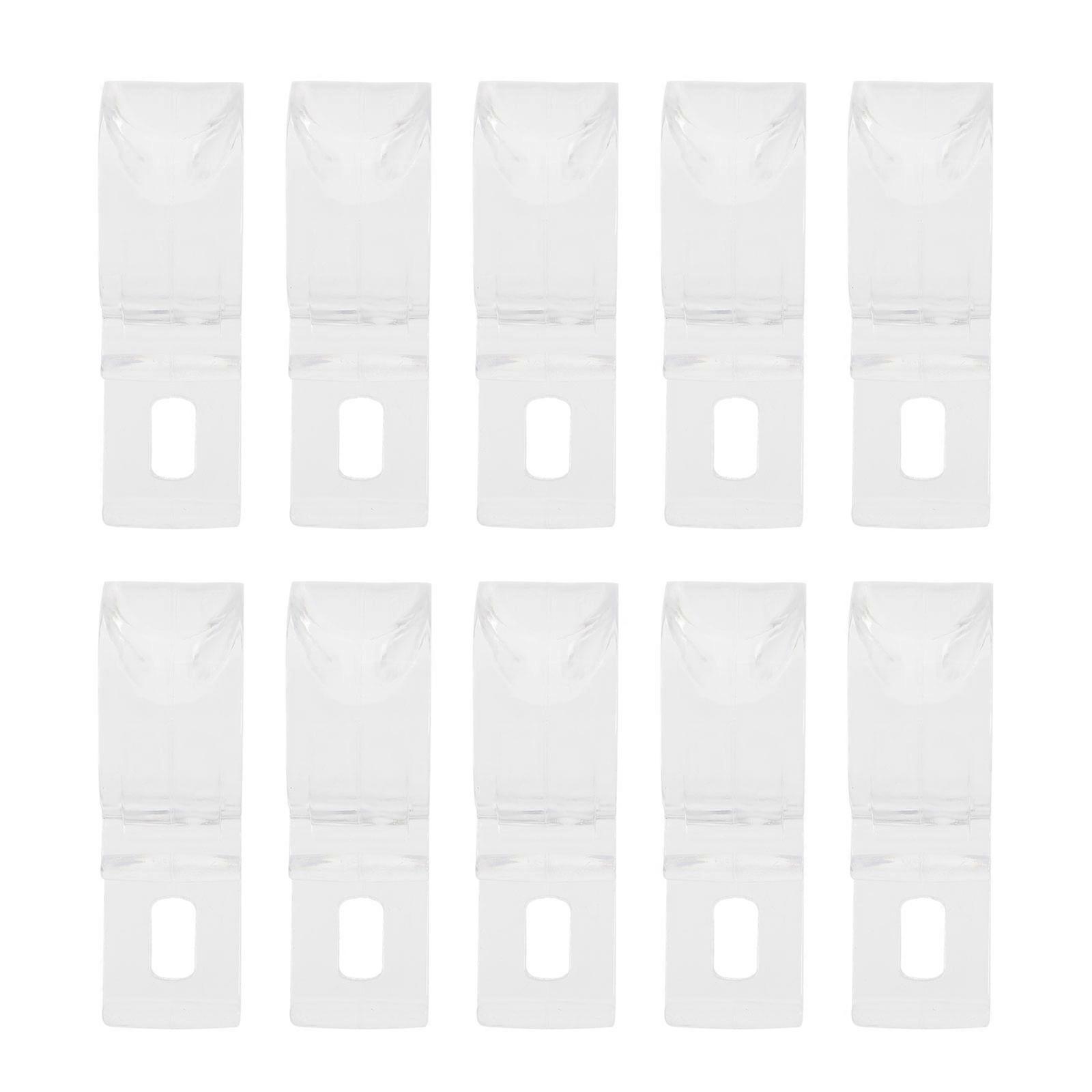 Curtain Hooks Roller Shade Hook Clips for Safety Use 50Pcs White Material