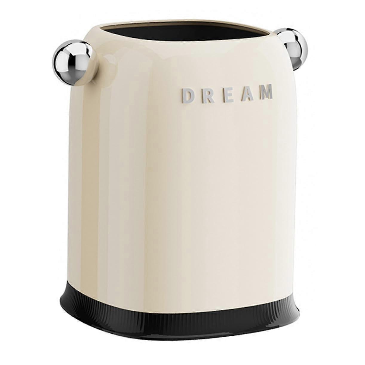 Thickened PP Plastic Trash Can Double Walled Open  Wastebasket Removable Liner For Bedroom Bathroom Kitchen