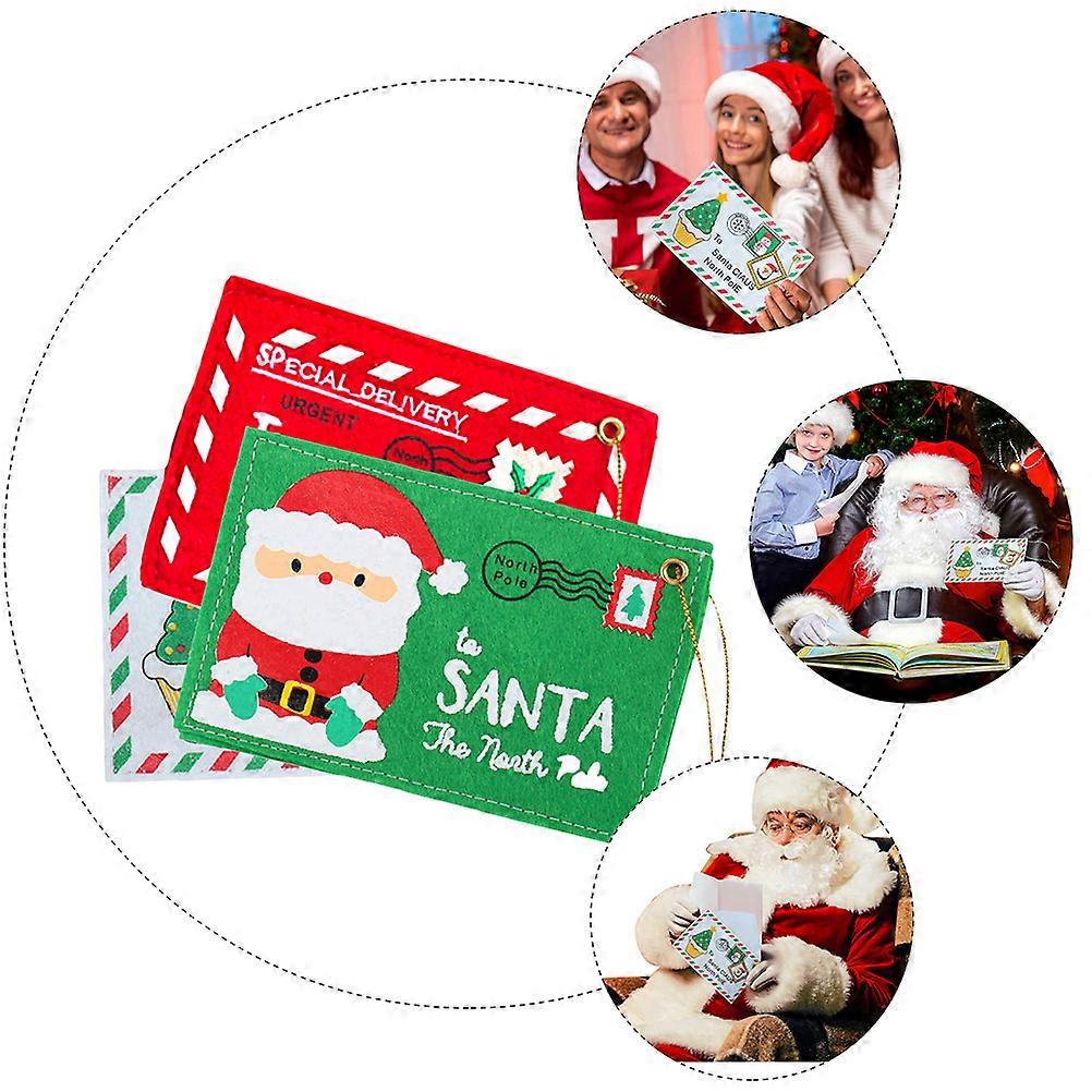 Envelope Gift Christmas Tree Creative Envelope for Decoration 6Pcs