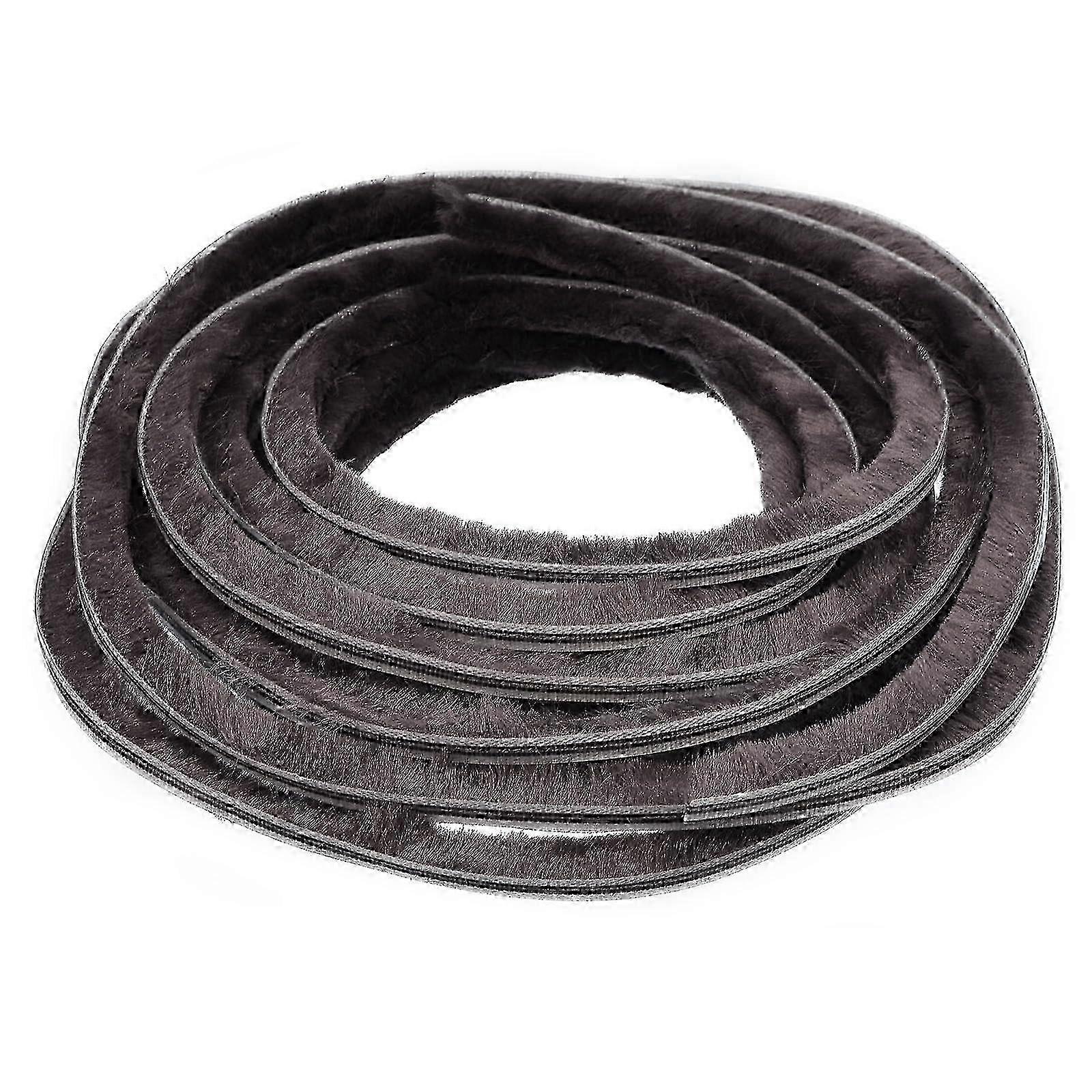 Non-Adhesive Backing Brush Seal Weather Stripping for PVC Sliding Sash Door Window 3/16"x1/4"x20ft miao8