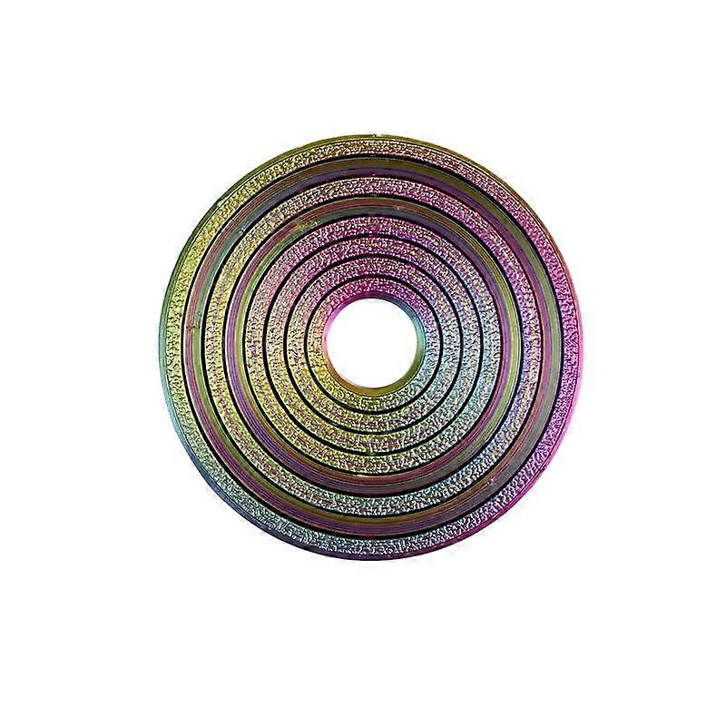 Rotating Ring Physics Gyroscope  - Simple Fun Multi-Color Fidget Toy, Interactive Spinning Prop for Adults’ Leisure/Parties, Stress Relief, 