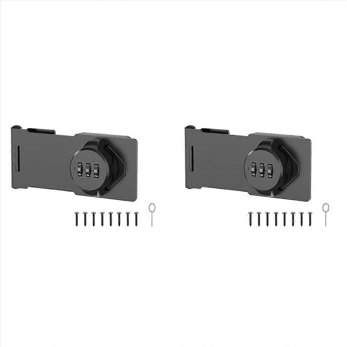 Keyless Cabinet Combination Latch for Office File Cabinet Lock Black