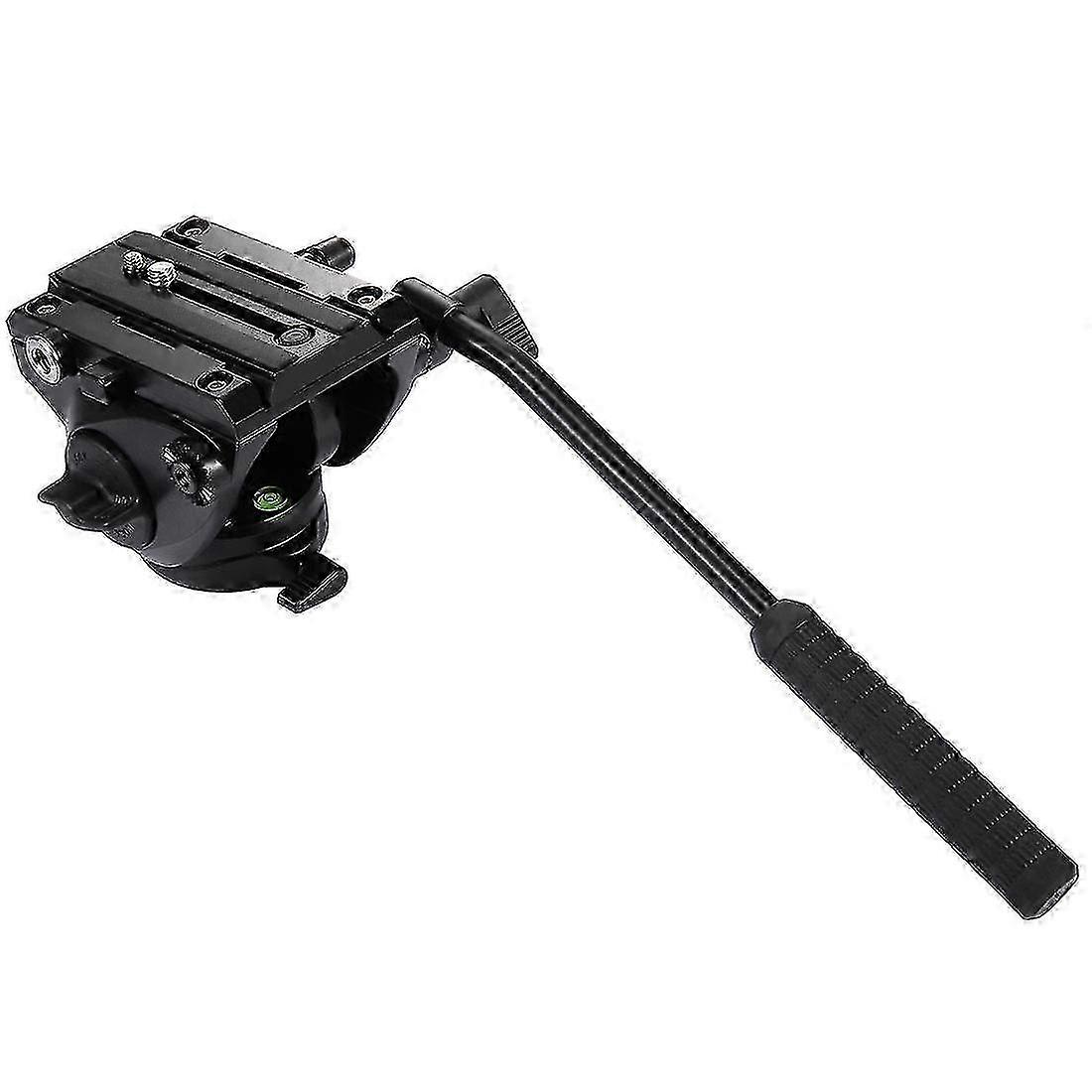 PULUZ Heavy Duty Video Camera Tripod Action Fluid Drag Head with Sliding Plate for DSLR & SLR Cameras, Large Size