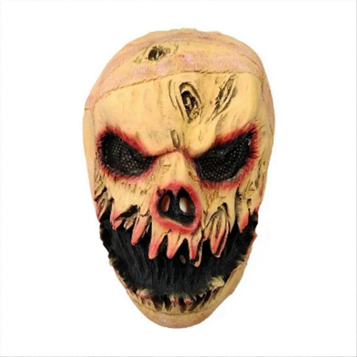 Skräckpumpamasköverdrag Halloweendekoration