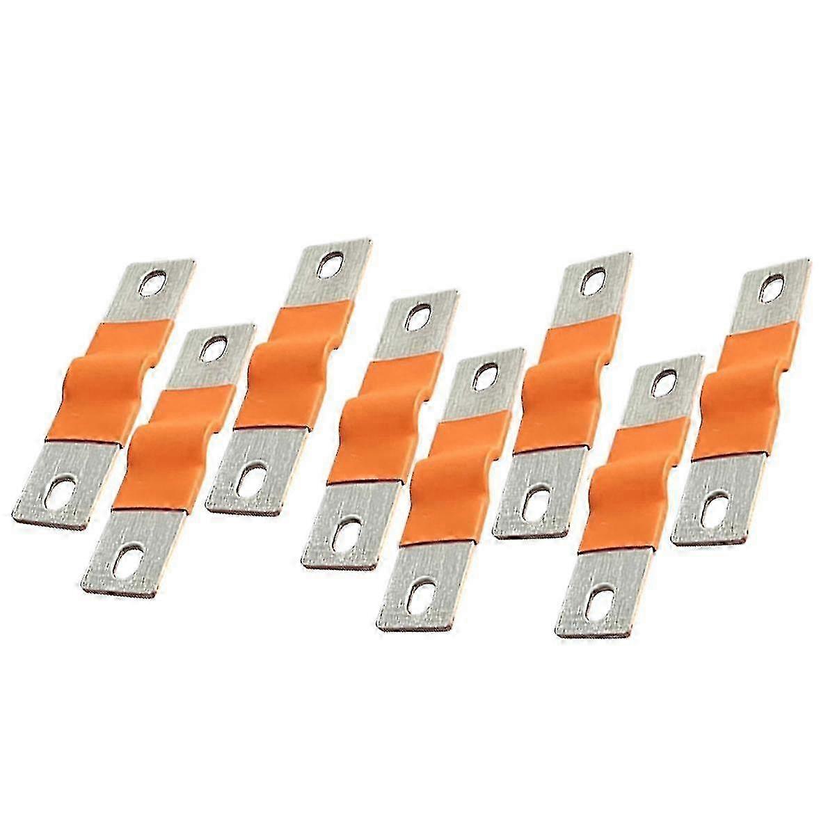 8Pcs Durable Copper Bus Bars Solar Energy Connectors